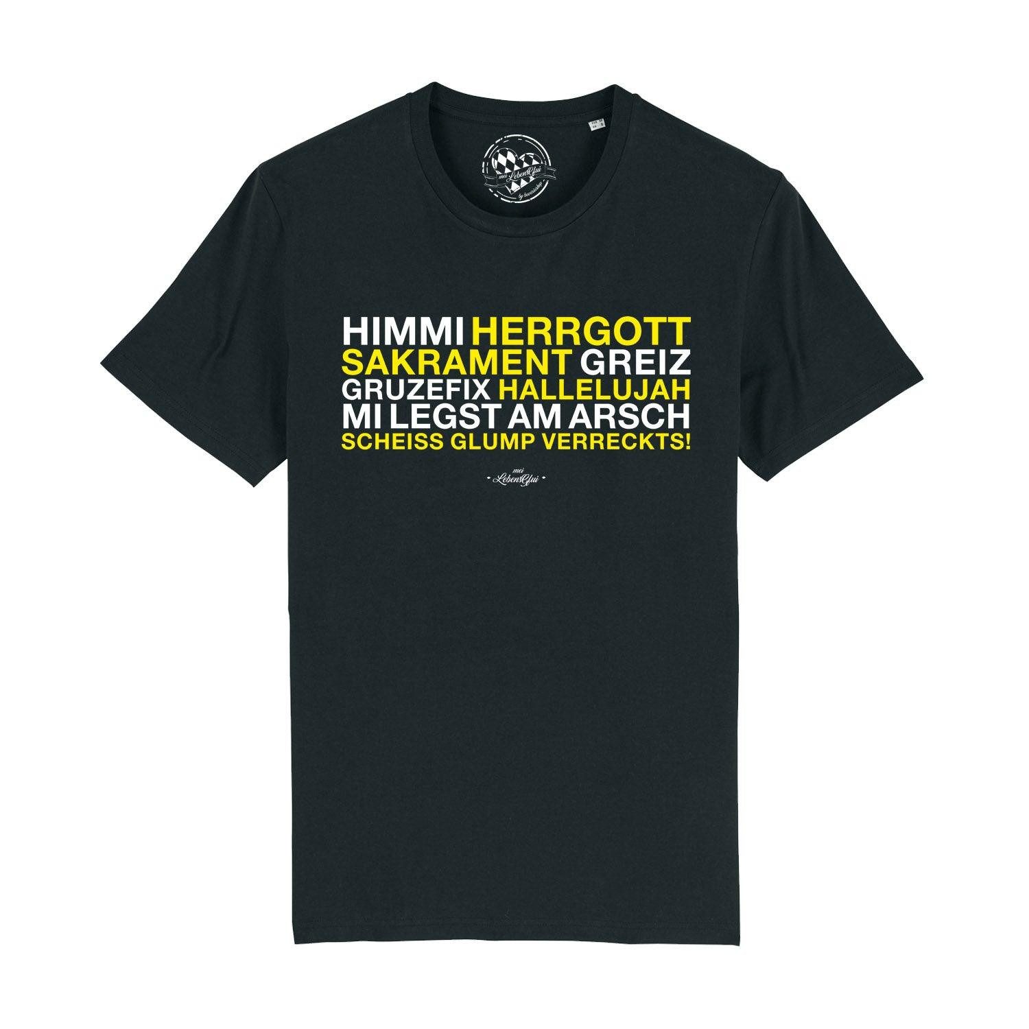 T-Shirt Herren T-Shirt "Himmi Herrgott"
