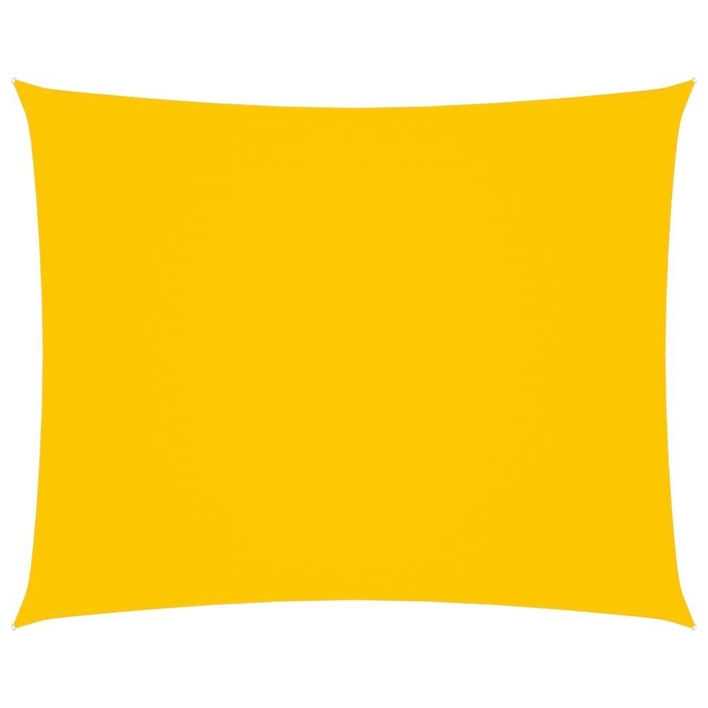 vidaXL Sonnensegel Sonnensegel Oxford-Gewebe Rechteckig 3x4 m Gelb, (1-tlg)