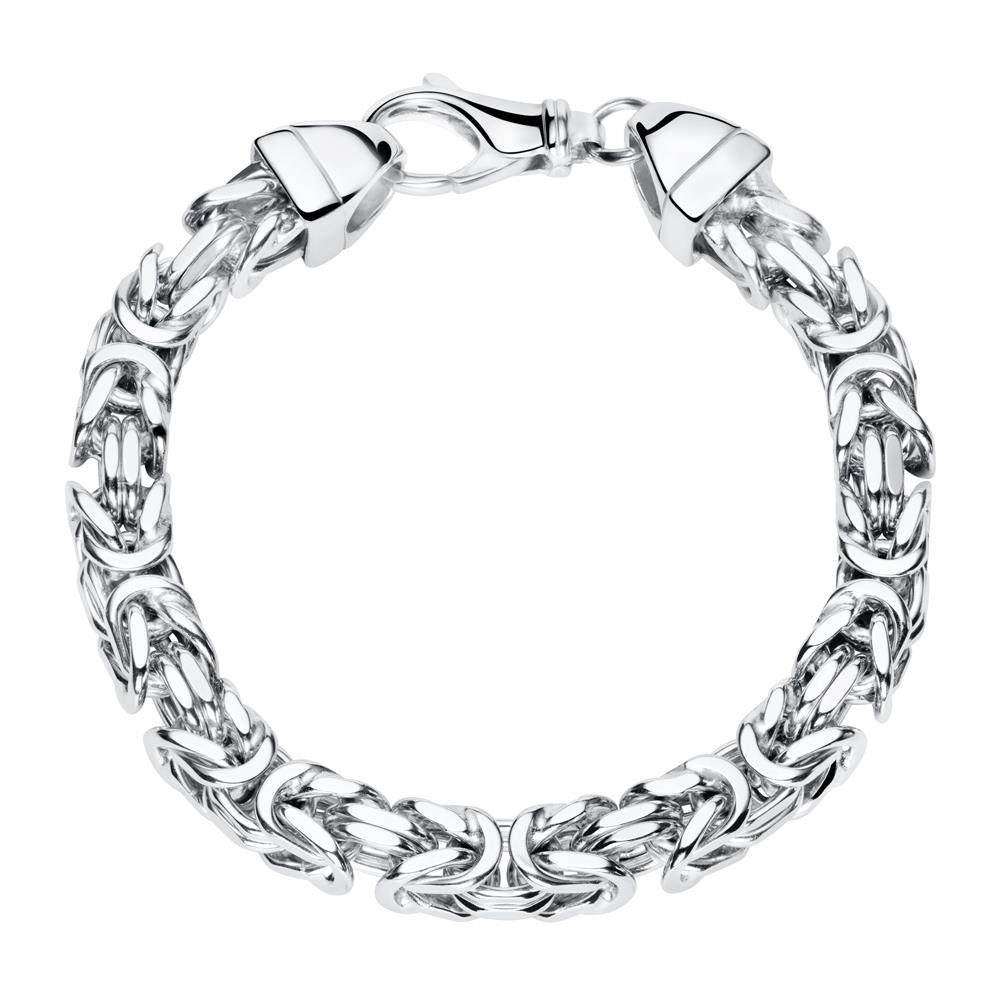 Königsarmband Silberarmband für Herrren rhodiniert 7mm KA0070-RH