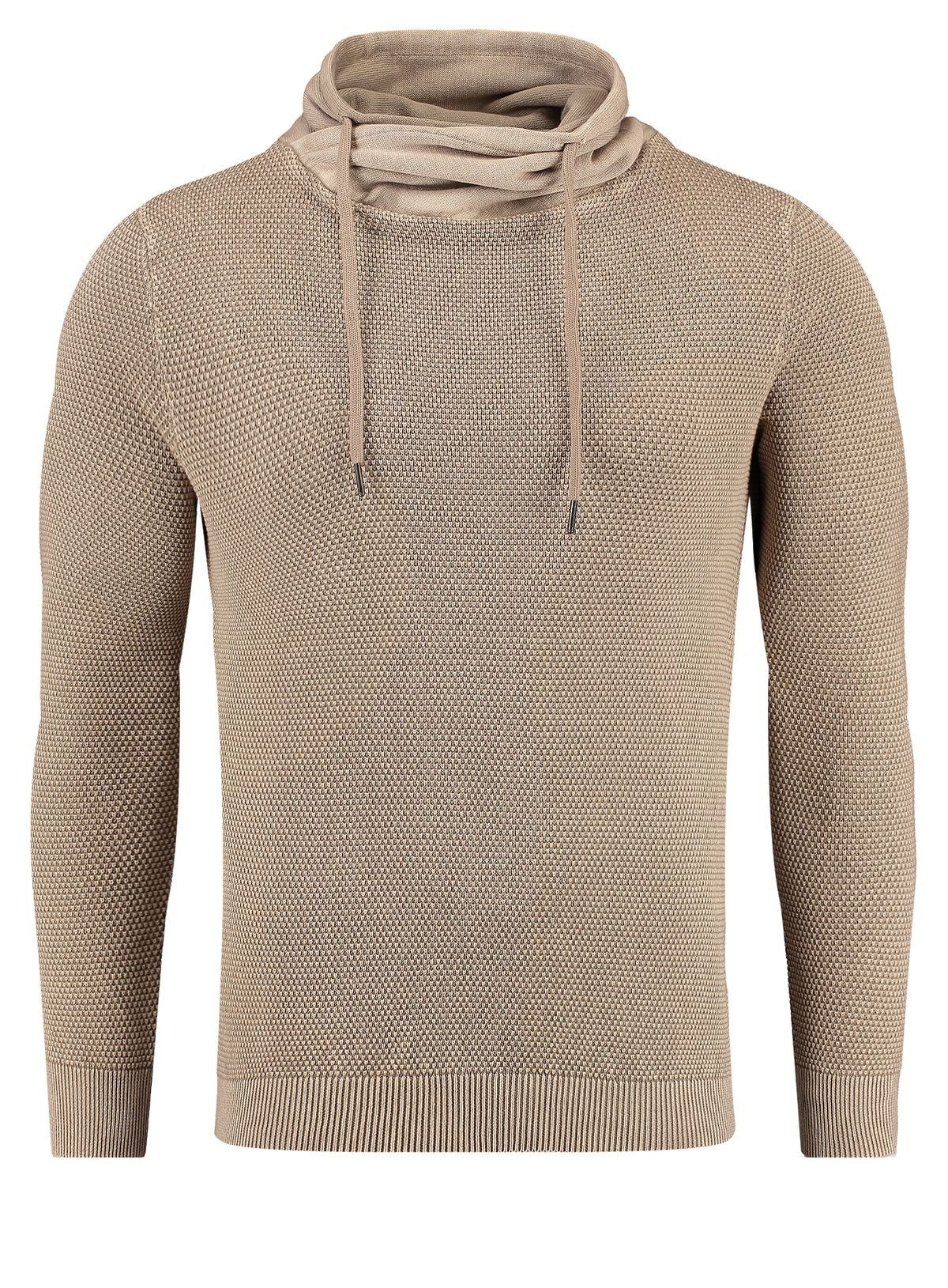 Strickpullover für Herren Lech tube Feinstrick körperbetont FMST00071