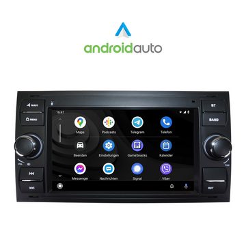 TAFFIO Für Ford Focus Mondeo Galaxy 7" Touchscreen Android Autoradio DVD GPS Einbau-Navigationsgerät