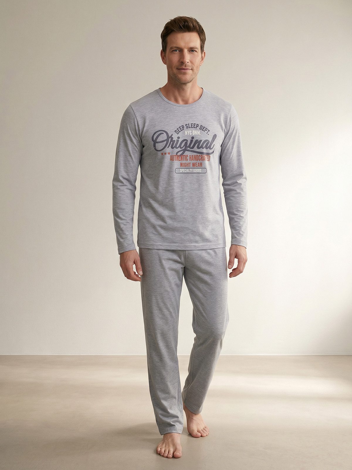 Pyjama Pyjama Set Langarm - Original Authentic Nightwear