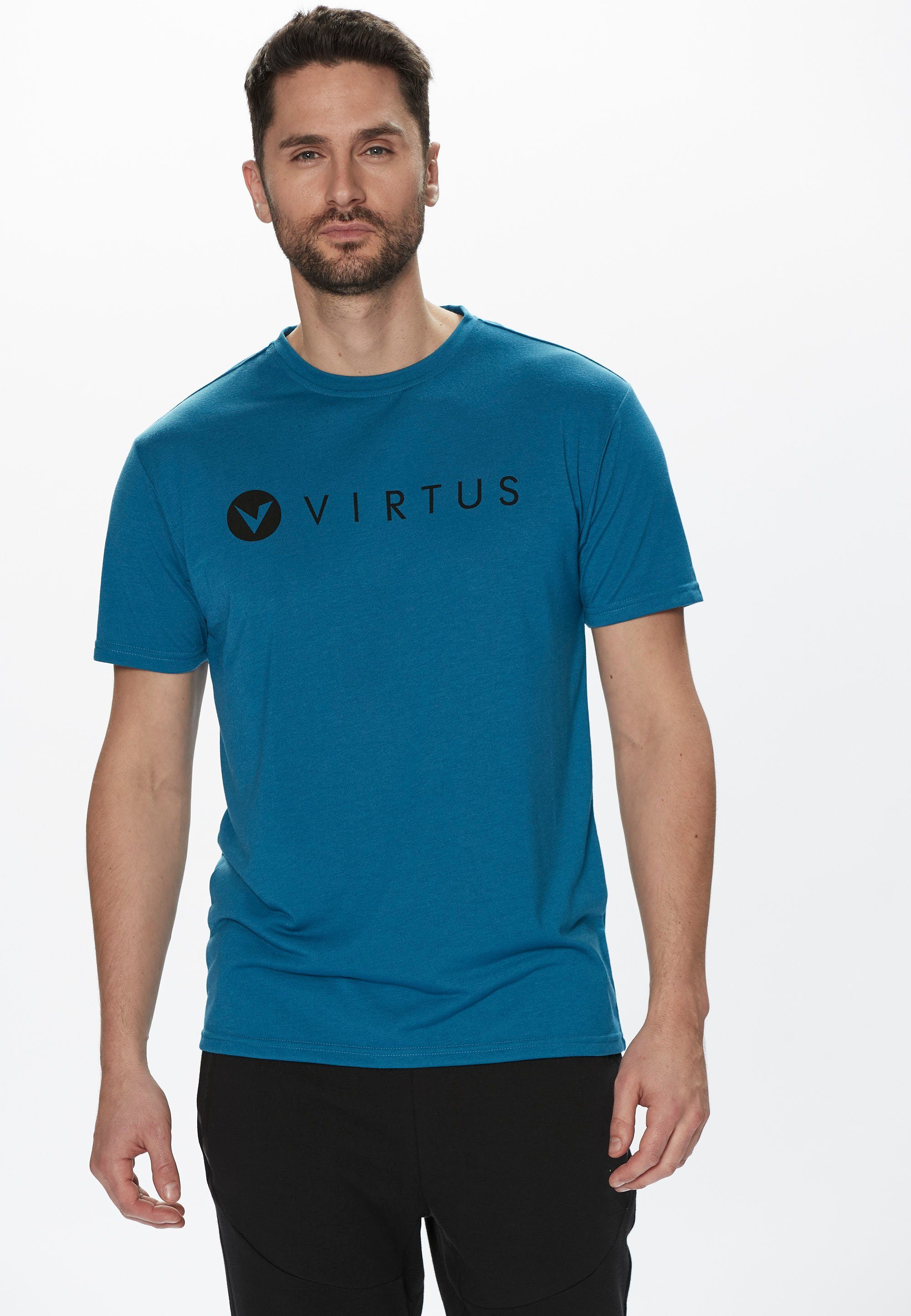 Virtus Funktionsshirt EDWARDO (1-tlg) mit schnell trocknender QUICK DRY Technologie blau