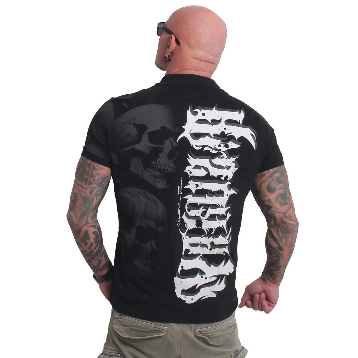 YAKUZA Poloshirt Skull Awakening günstig online kaufen