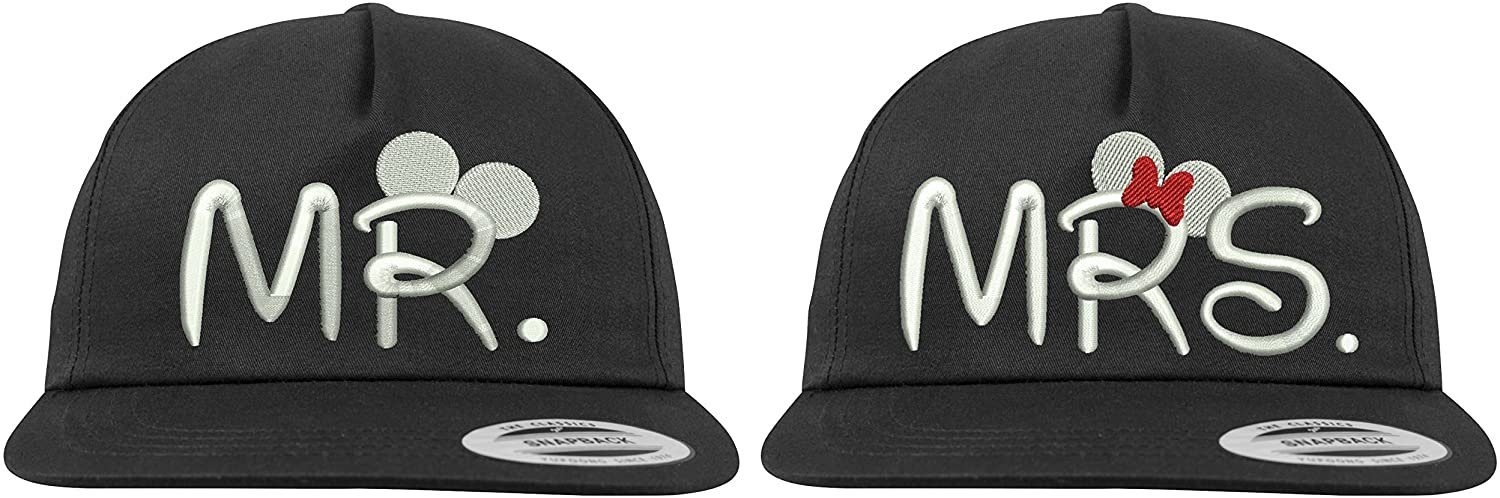 Couples Shop Baseball Cap Mr. & Mrs. Partner Look Cap für Paare mit cooler 3D-Stickerei und lustigem Spruch 1 Stück - MR. | Baseball Caps