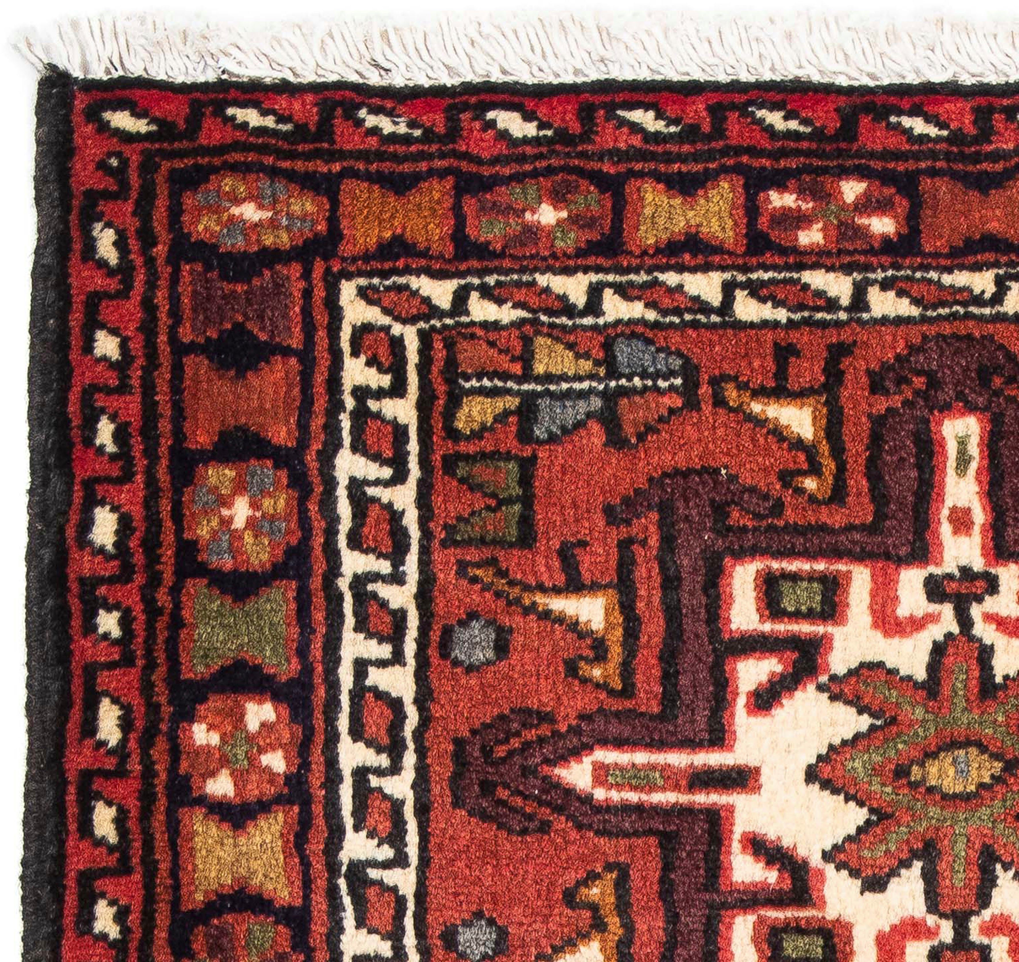 Orientteppich Perser - Nomadic rechteckig, - 10 cm Zertifikat 100 65 mit Einzelstück - x braun, mm, Wohnzimmer, Höhe: Handgeknüpft, morgenland