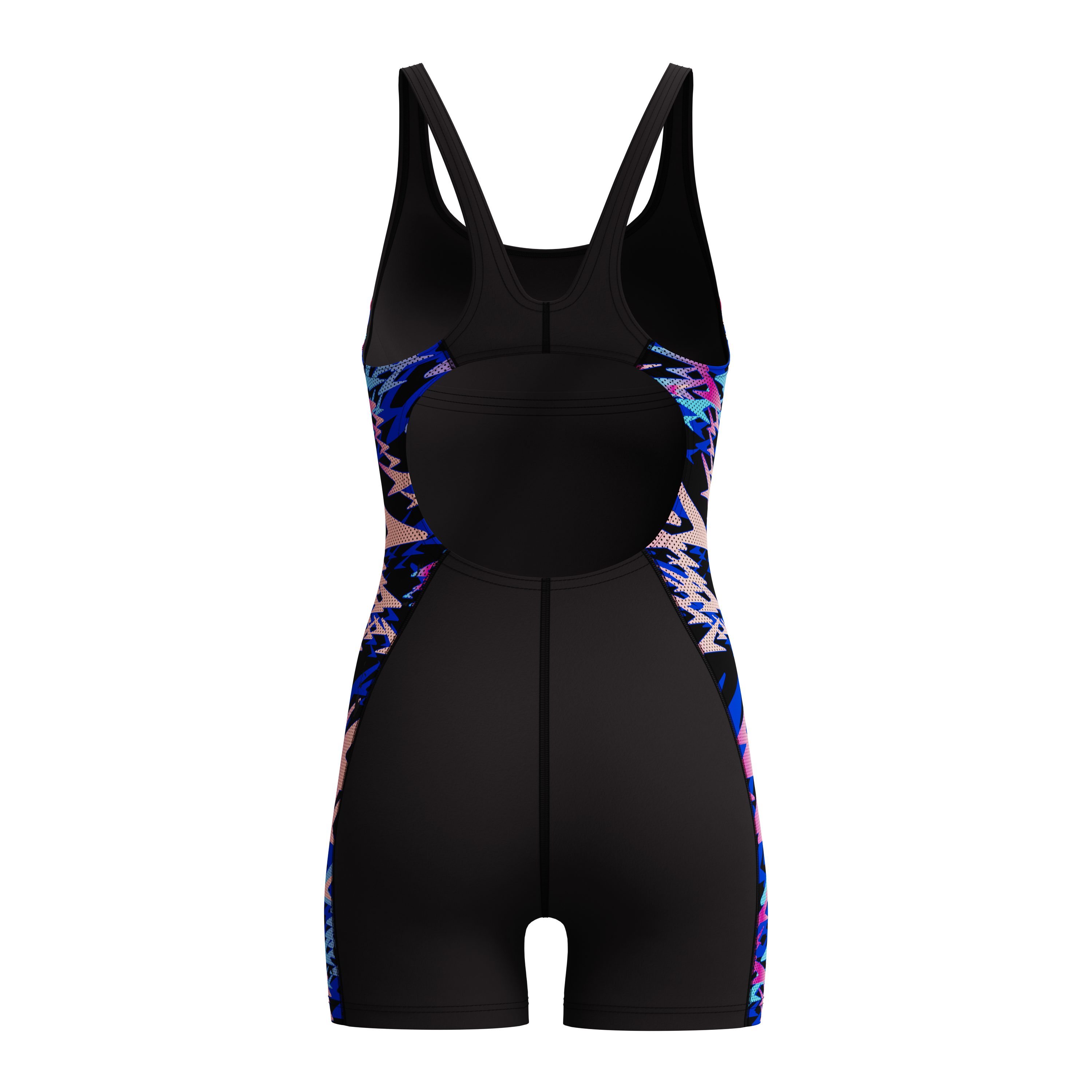 Speedo Badeanzug HYPERBOOM SPLC MSBK LEGSUIT BLK/PNK