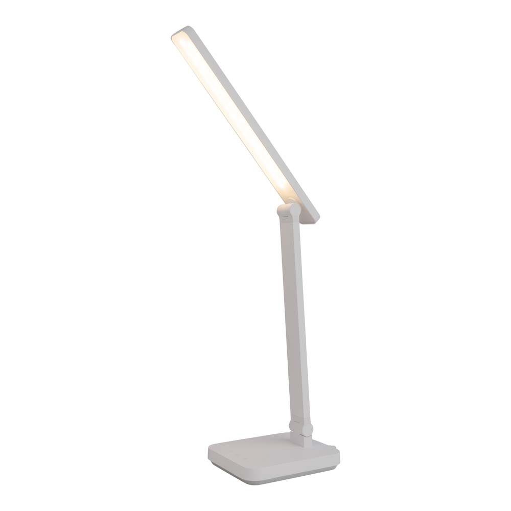Leseleuchte Flurlampe Tischleuchte USB Touchfunktion weiß näve CCT Schreibtischlampe, Dimmbar