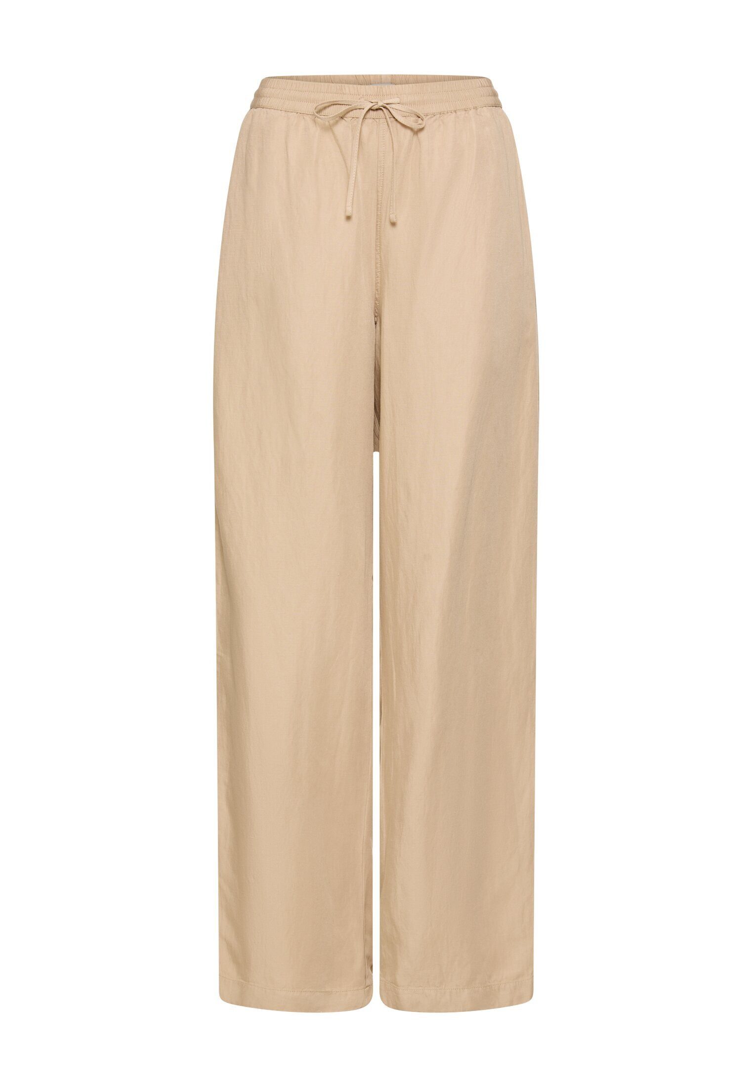 camel active Stoffhose mit weitem Bein (1-tlg)