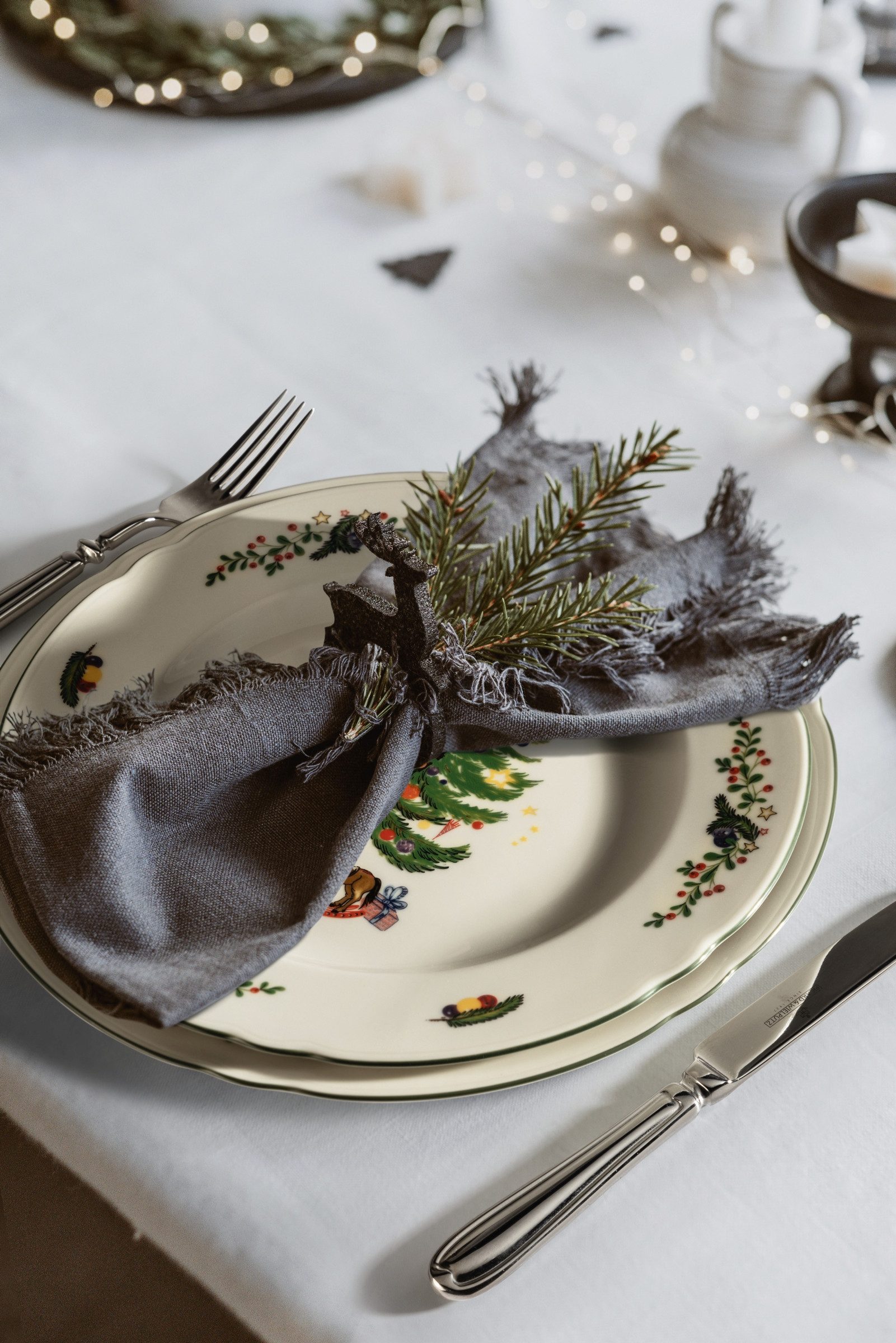 Seltmann Weiden Milchkännchen Marieluise Weihnachten, 0,18 l, 0,18 l, (1-St), weihnachtliches Dekor – Bild 3 von 3