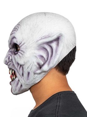 Metamorph Verkleidungsmaske Blutrünstiger Vampir Maske, Bissiger Fledermausvampir mit großen Ohren