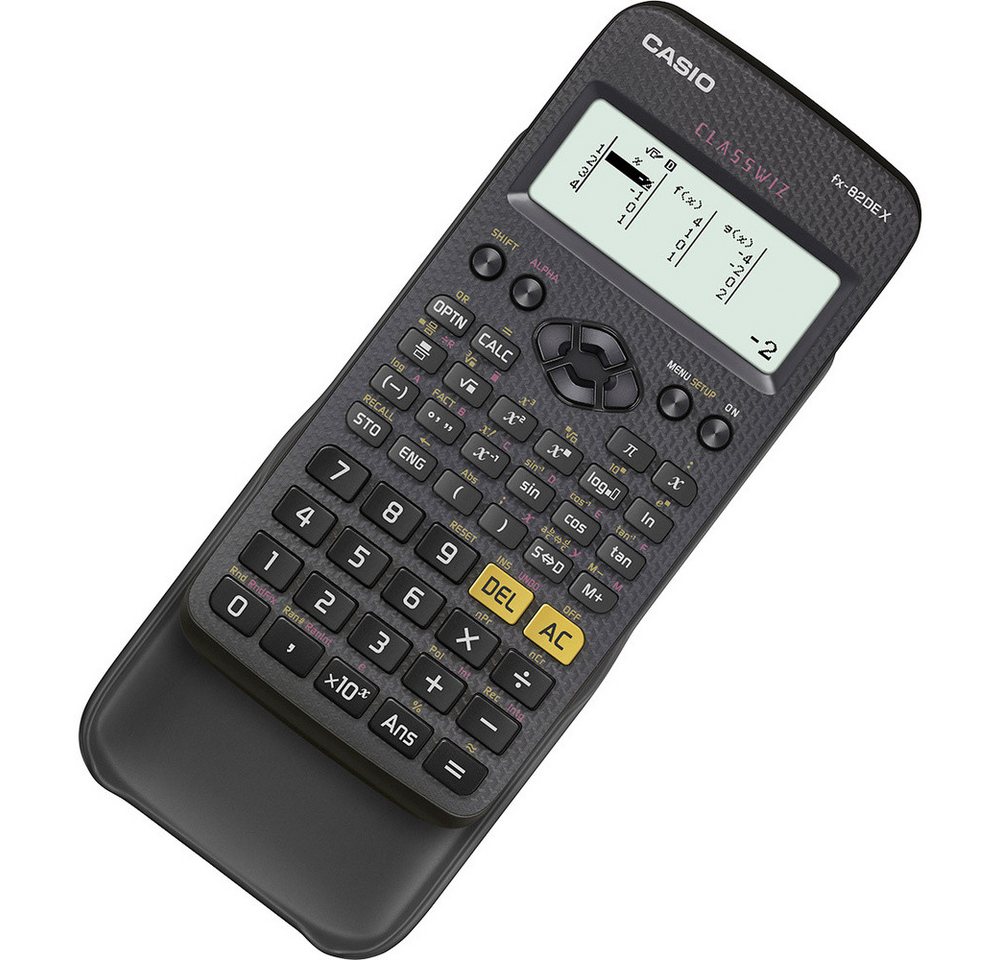 Thumbnail - CASIO Taschenrechner Casio FX-82DEX Schulrechner Schwarz Display (Stellen): 12 batteriebet