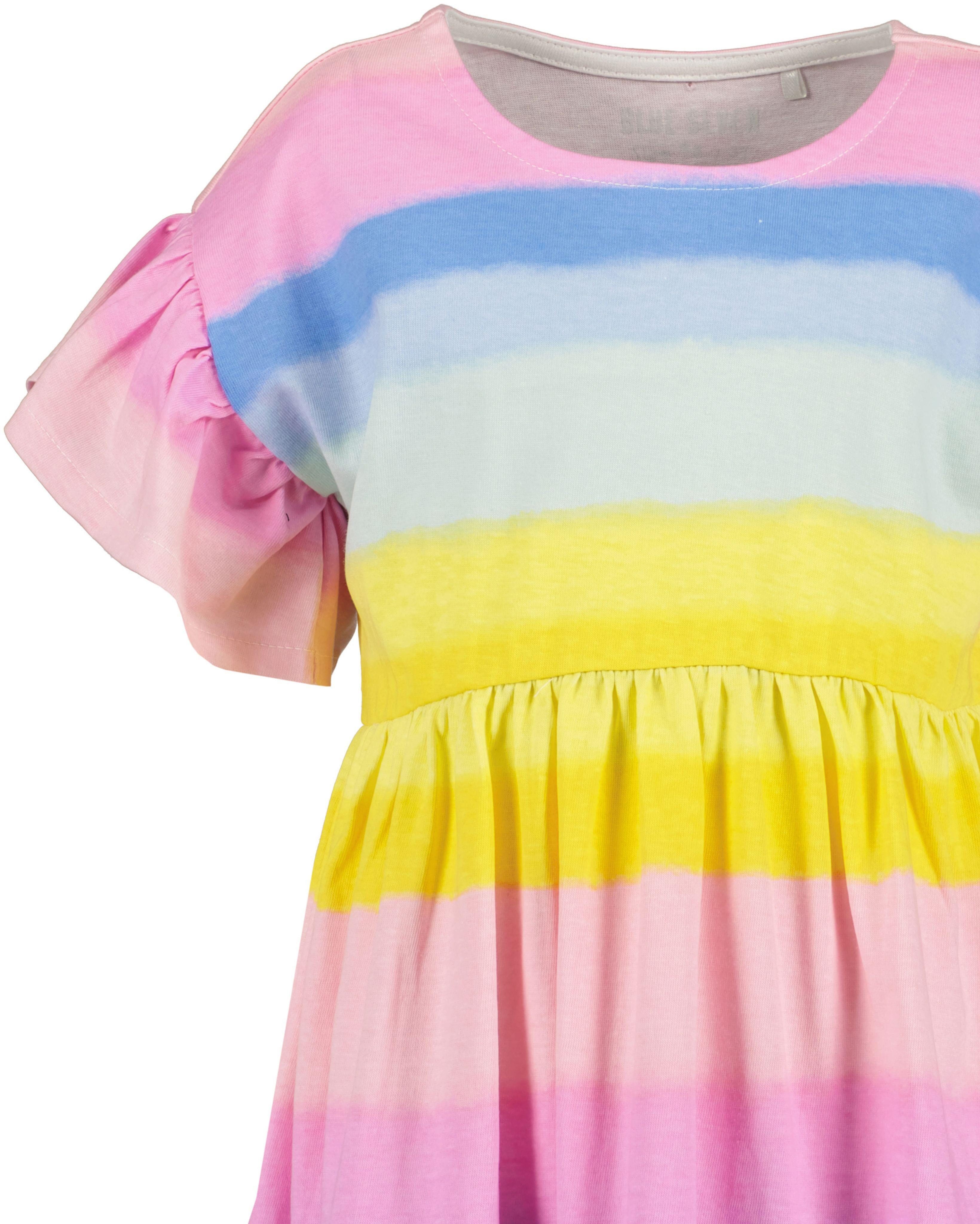 Blue Seven Sweatkleid (1-tlg) mit süßem Volants an den leicht überschnittenen Schultern