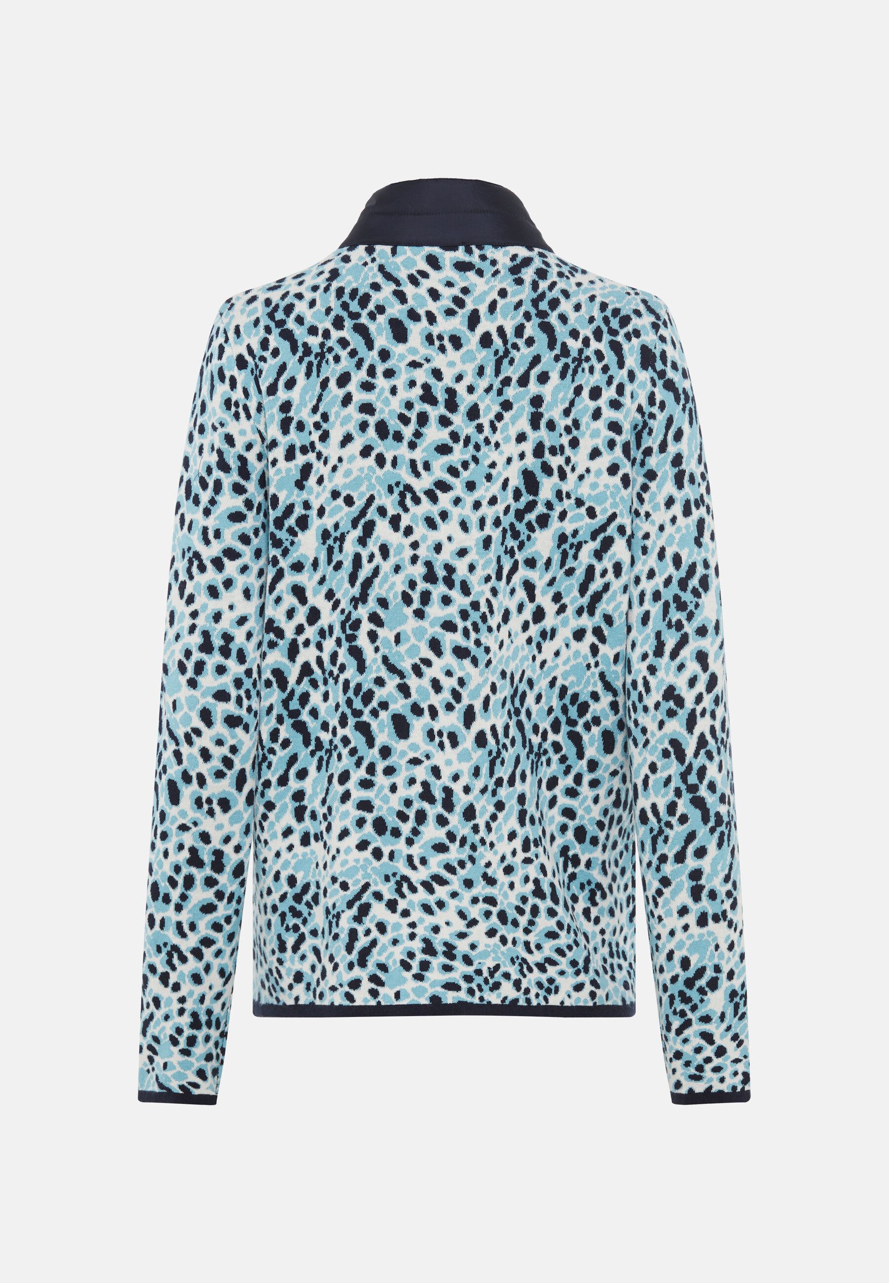Olsen Cardigan im Material-Mix
