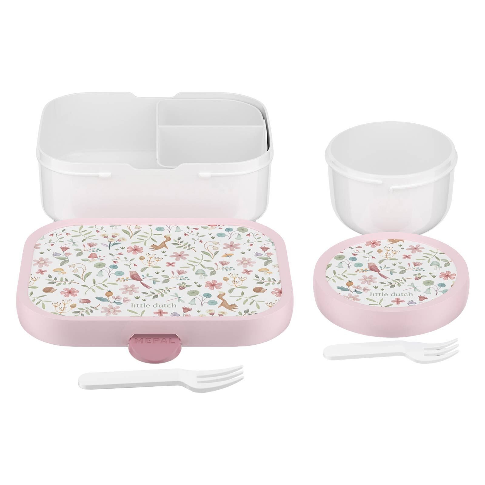 Mepal Lunchbox Campus (2025) Obst- und Bentobox 300 & 750 ml, Kunststoff, (2-tlg), Spülmaschinengeeignet