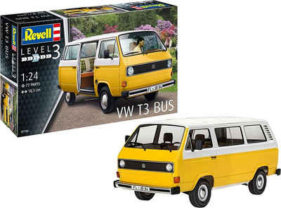 Revell® Modellbausatz Modellbausatz VW T3 Bus 07706 Modellauto Volkswagen Bus ab 10 Jahren, Maßstab 1:25, (Set, 77-tlg)