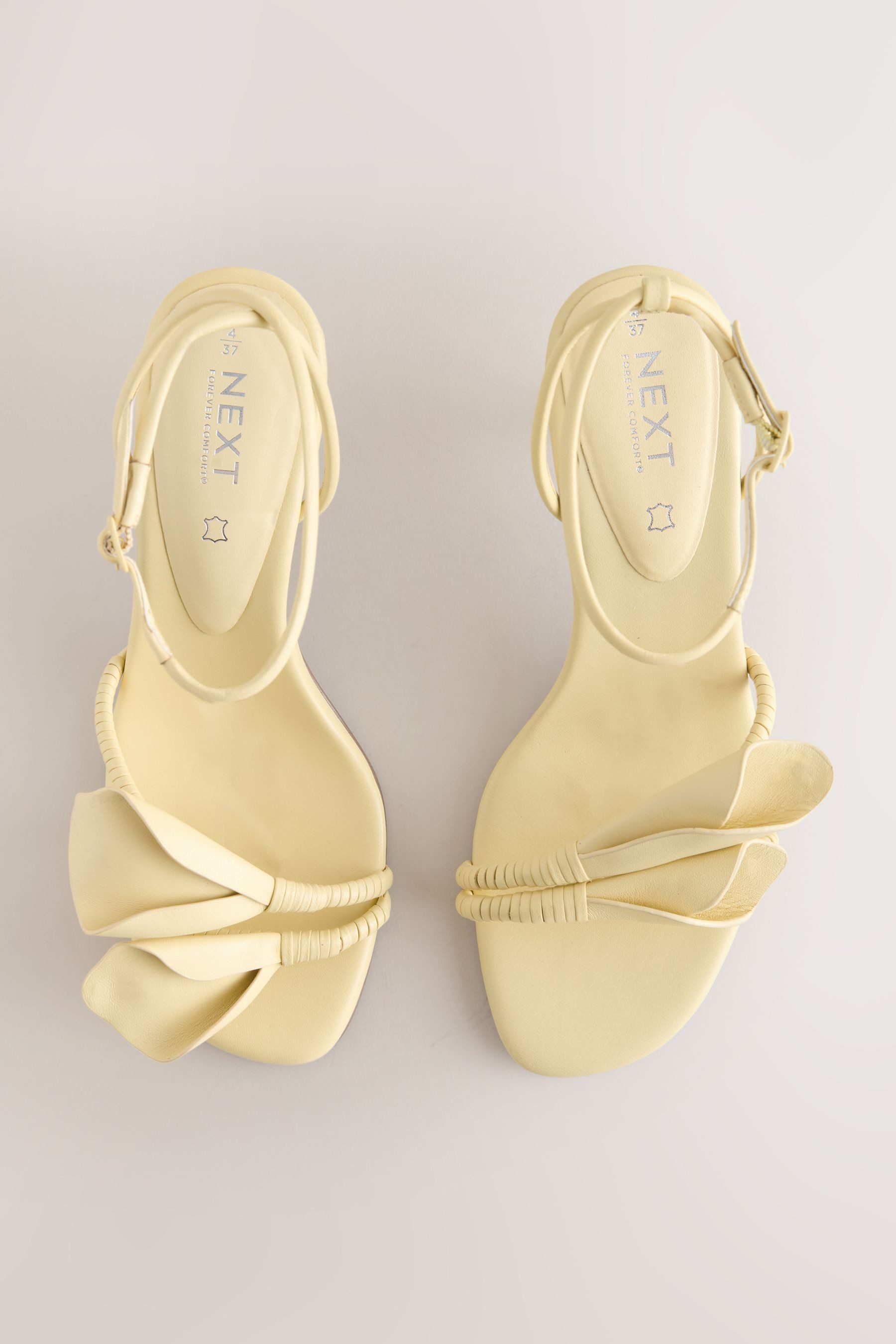 Next Forever Comfort® Ledersandaletten, Tulpen-Absatz Sandale (1-tlg)