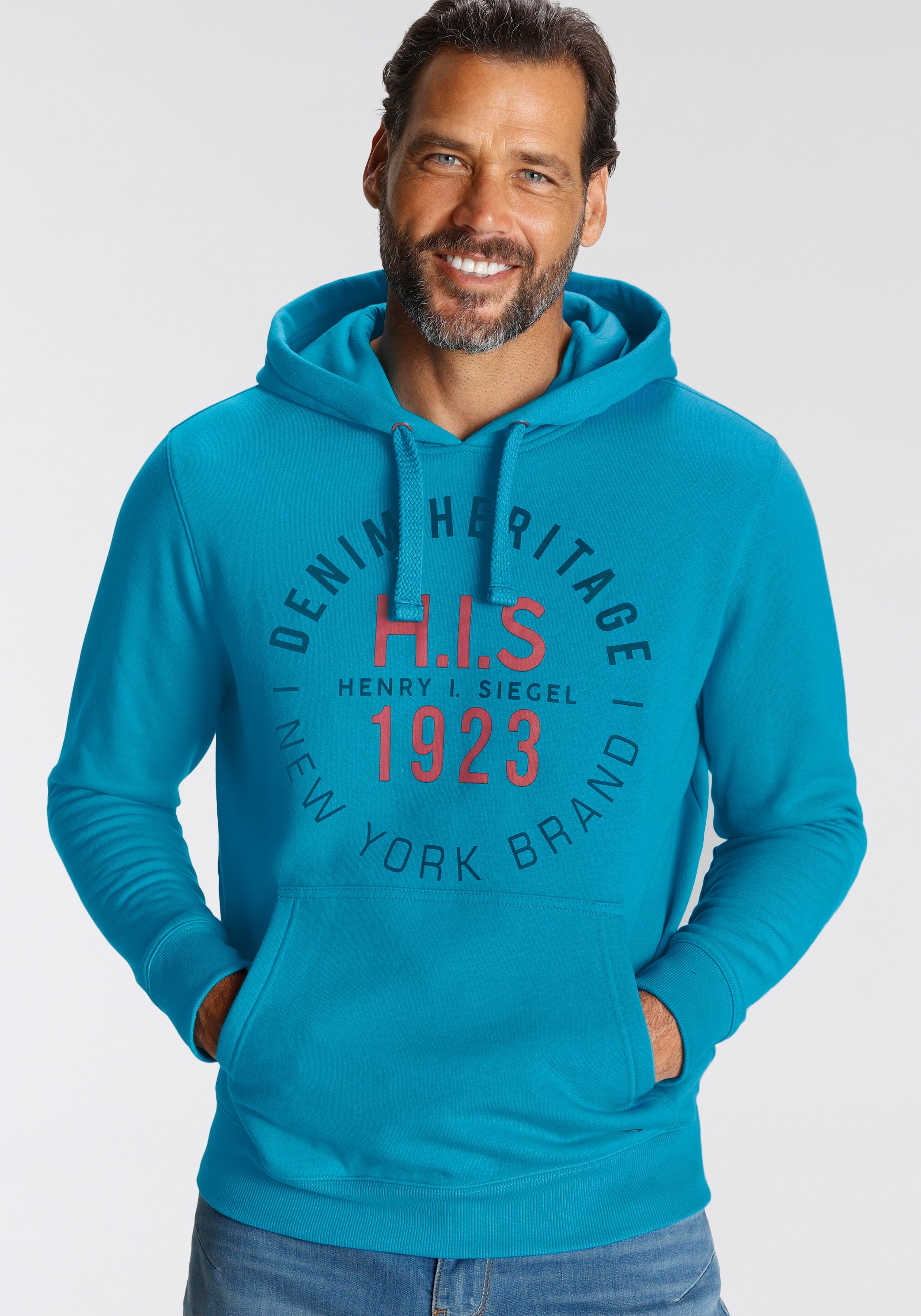 H.I.S Kapuzensweatshirt mit markanten Kordeln