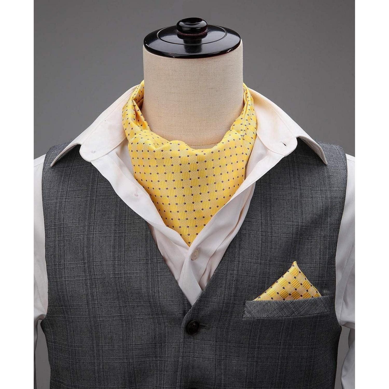 LuxusKollektion Krawatte Krawattenschal Herren Ascot Paisley Floral Z01 - G günstig online kaufen