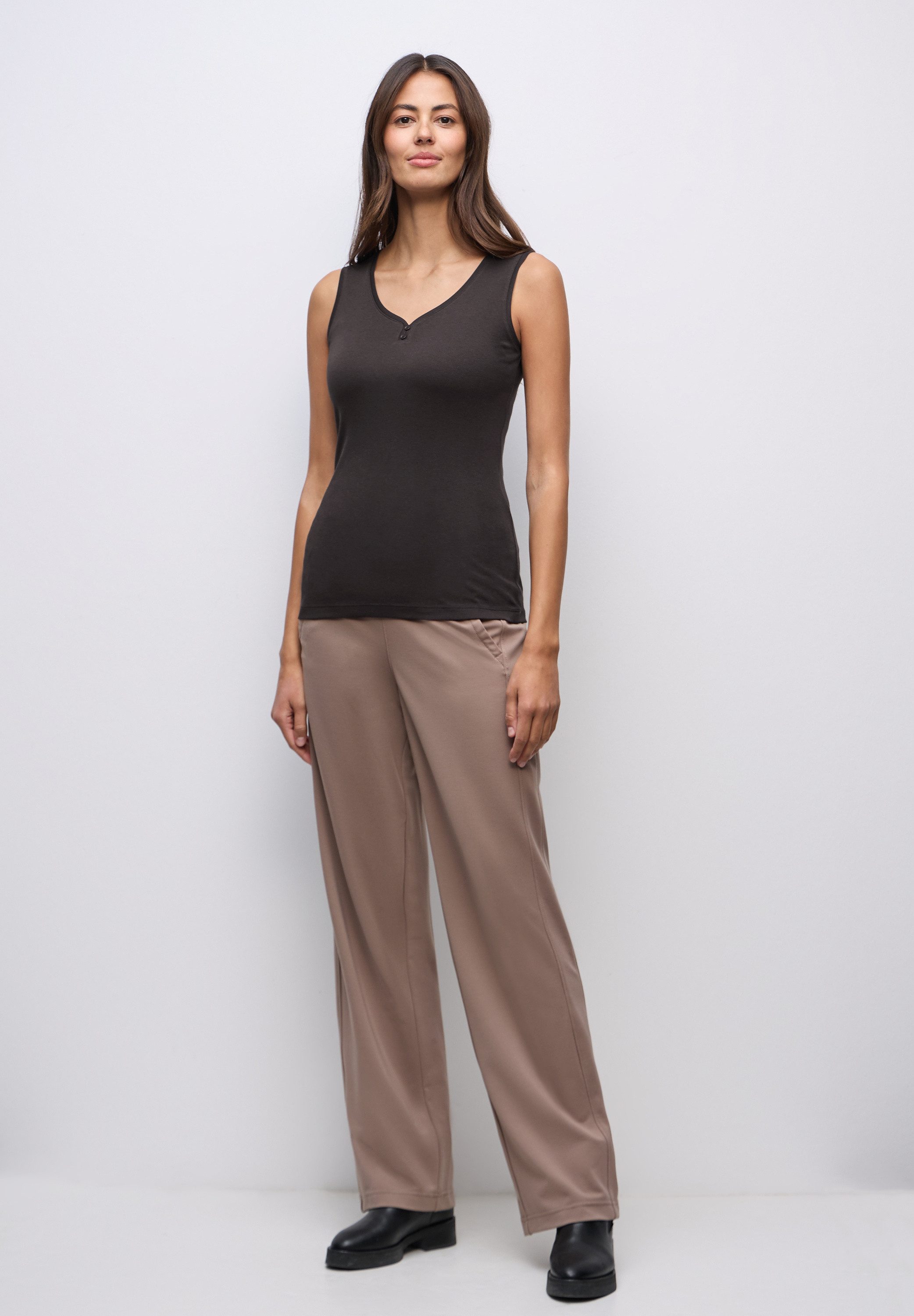 STREET ONE Tanktop im soften Baumwoll-Mix günstig online kaufen