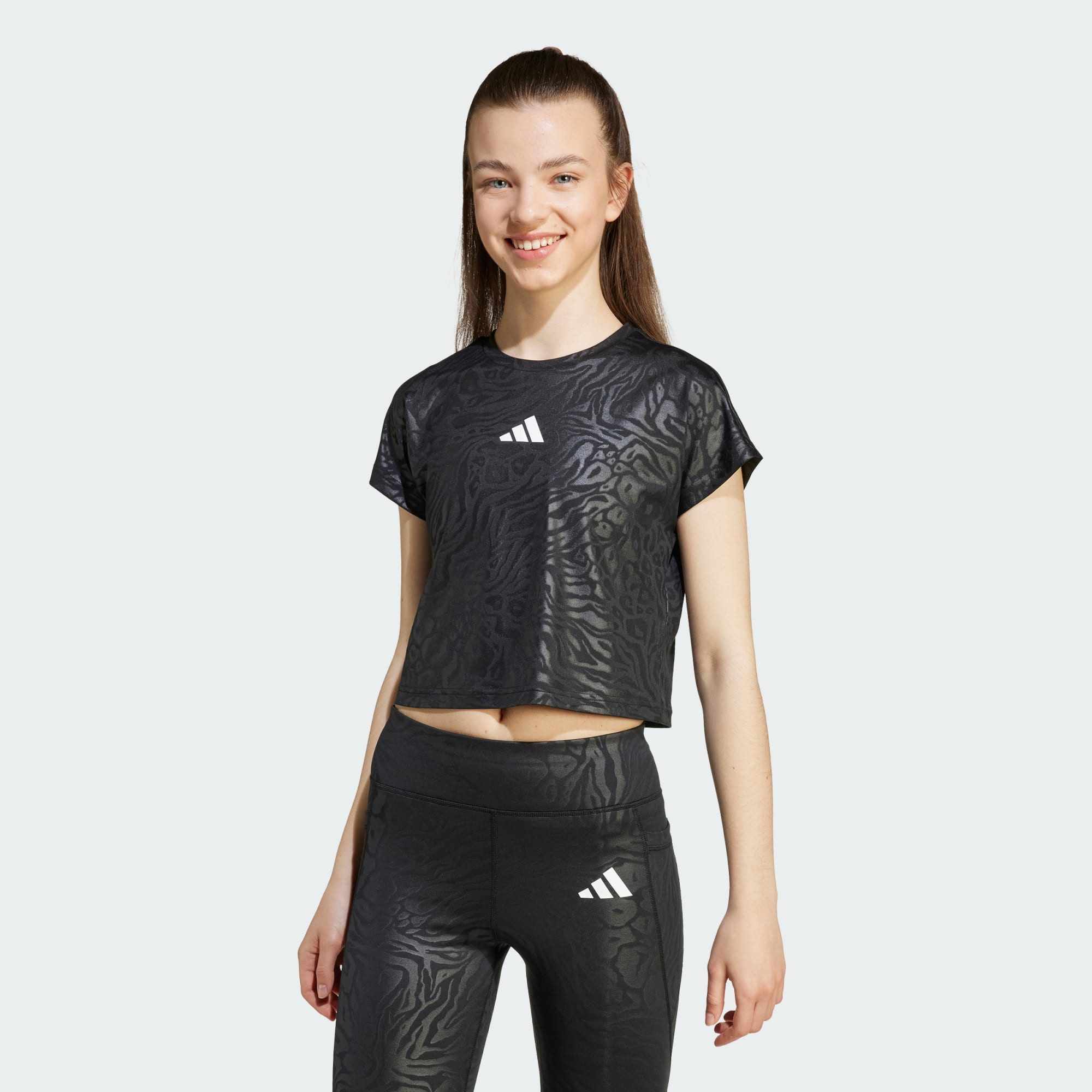 T-Shirt ALL SPORTS ANIMALPRINT CROP-SHIRT