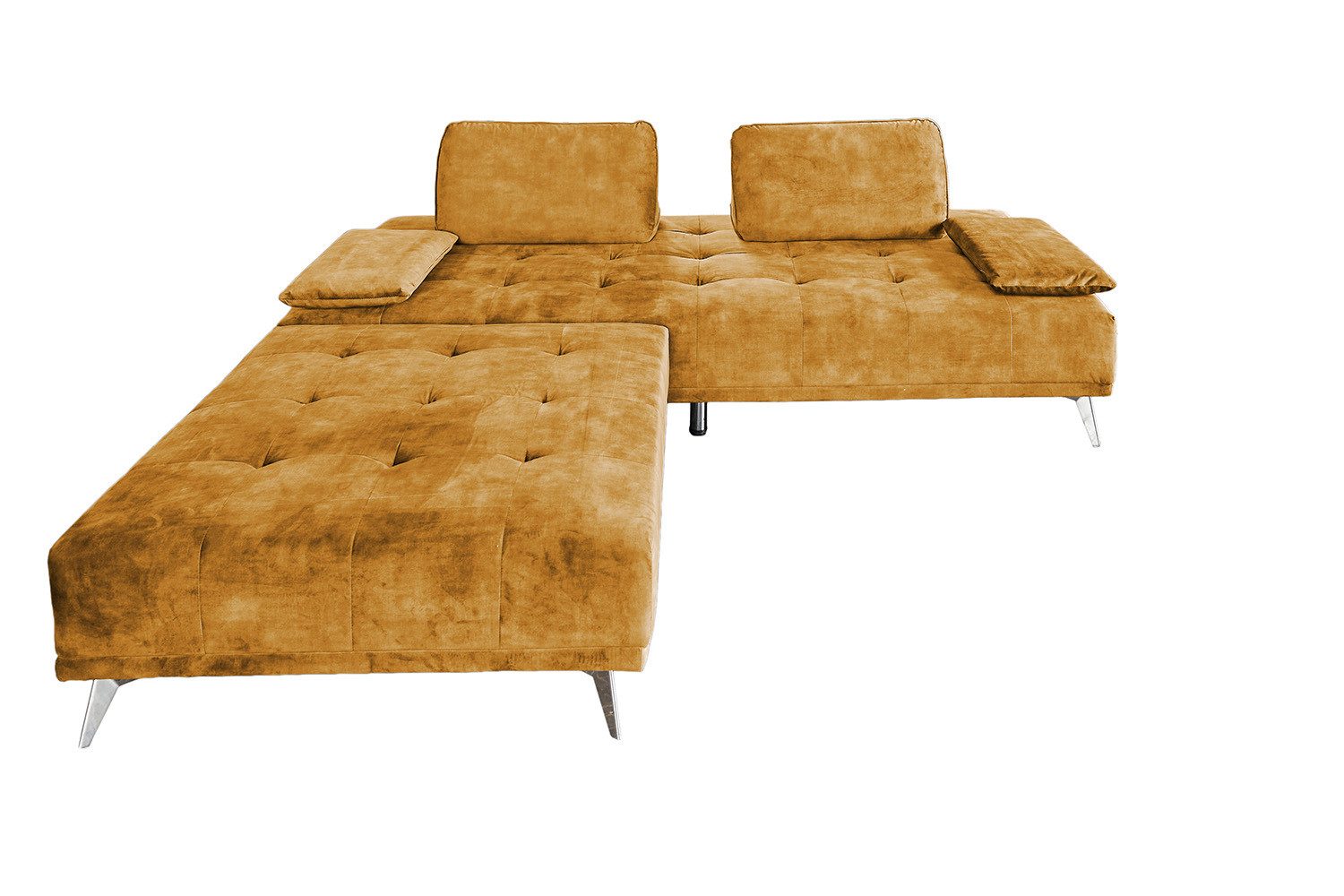 KAWOLA Schlafsofa WIOLO Velvet cognac - günstig online kaufen