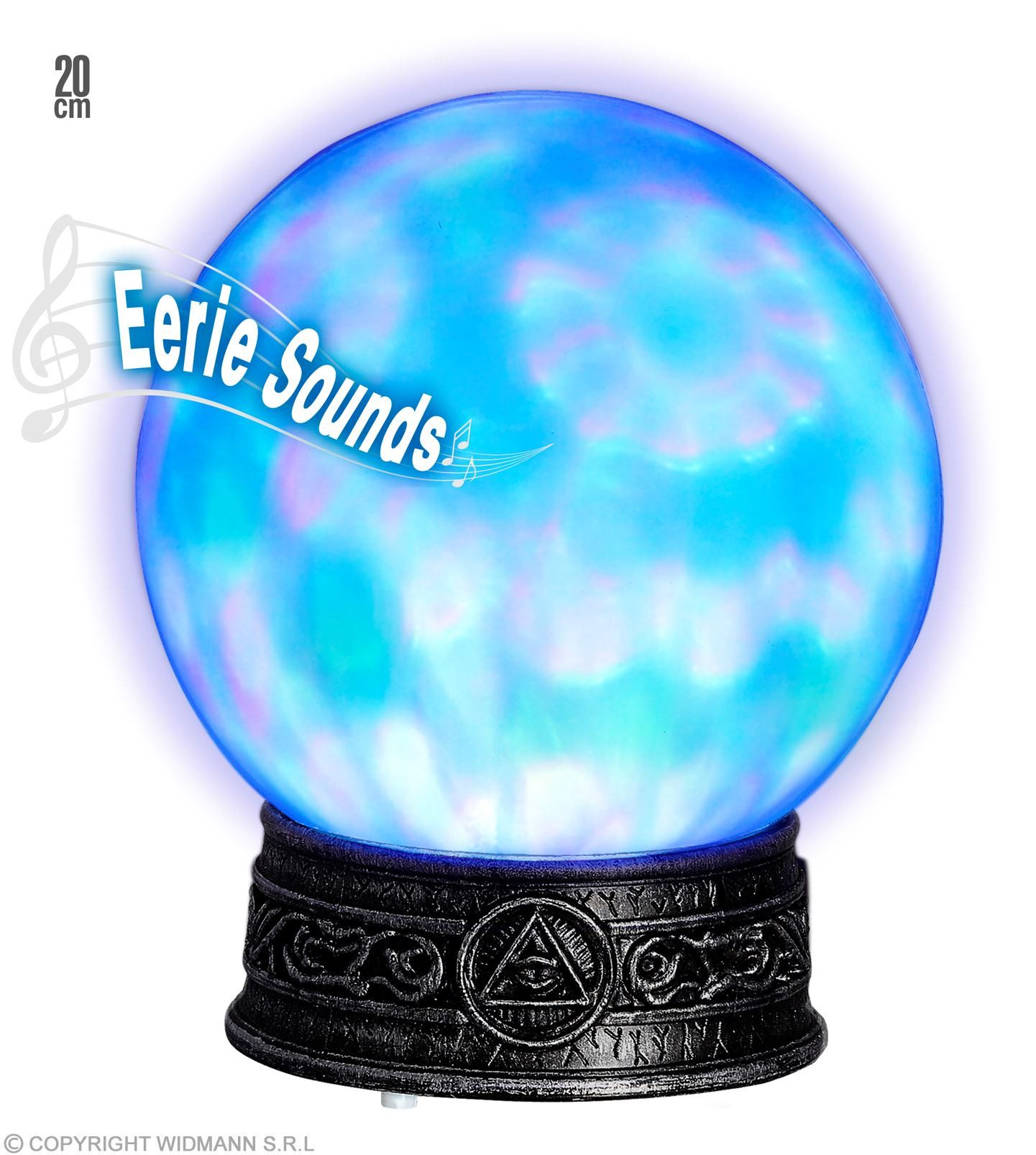 Widmann S.r.l. Dekoobjekt Kristallkugel 'Kaleidoskop' mit Farbwechsel & Soun