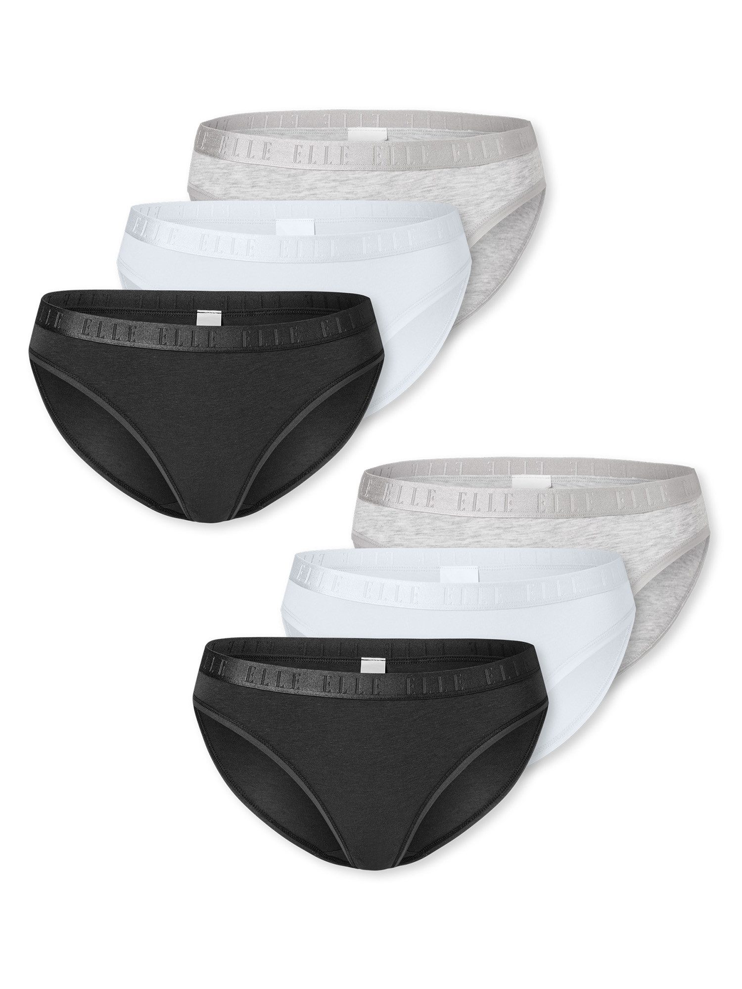 Elle Slip Bikini Brief - ELLE SUPER SOFT (6-St) unterhose unterwäsche basic