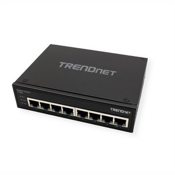 Trendnet TI-G80 8-Port Gehärteter Industrieller Gigabit DIN-Rail Switch Netzwerk-Switch