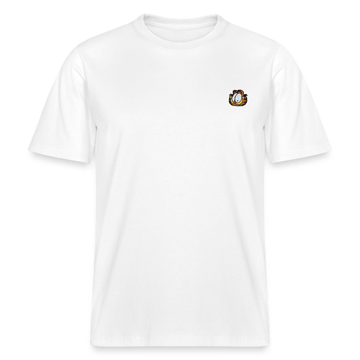 T-Shirt Garfield Als Stick-Design Relaxed Fit Unisex T-Shirt
