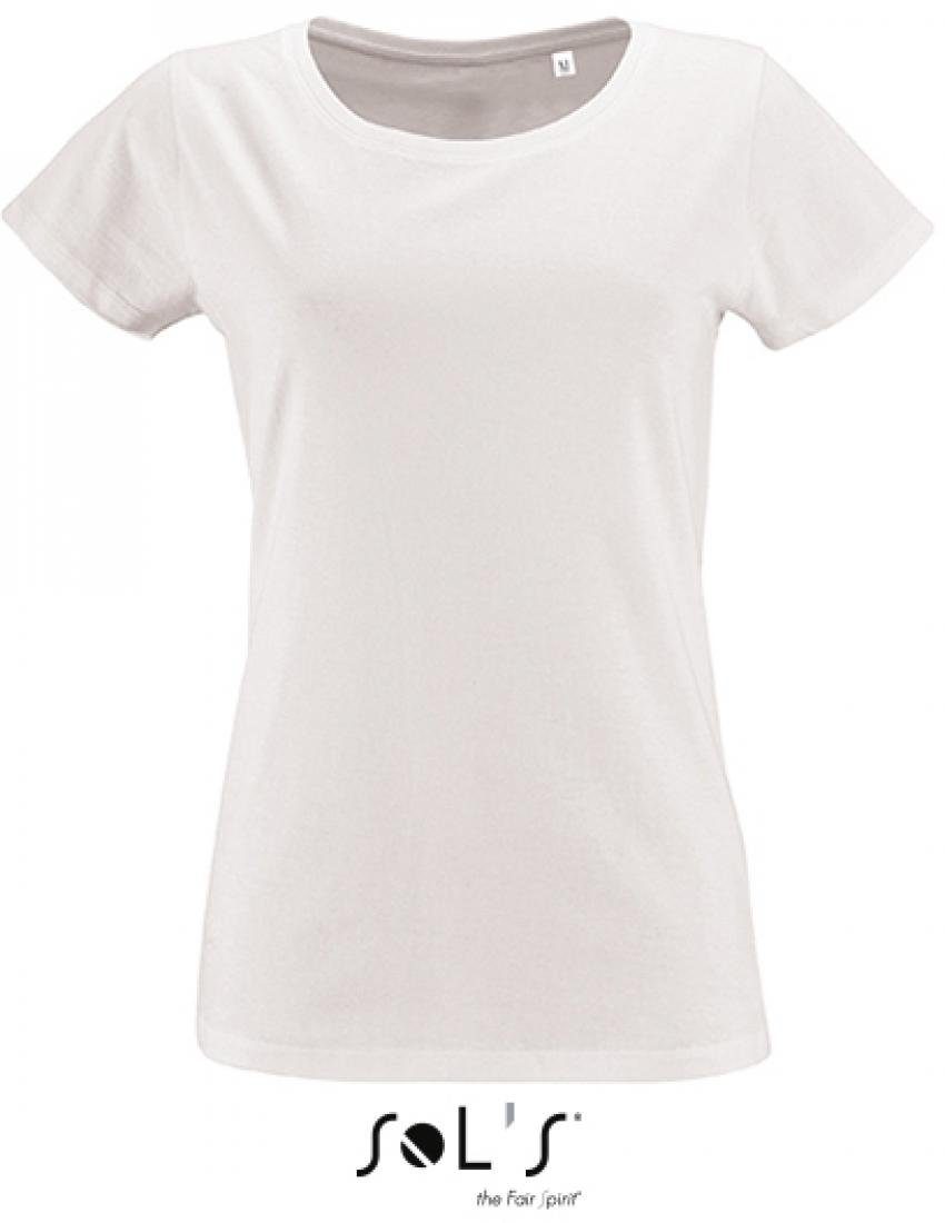 SOLS Rundhalsshirt Damen Short Sleeved T-Shirt Milo