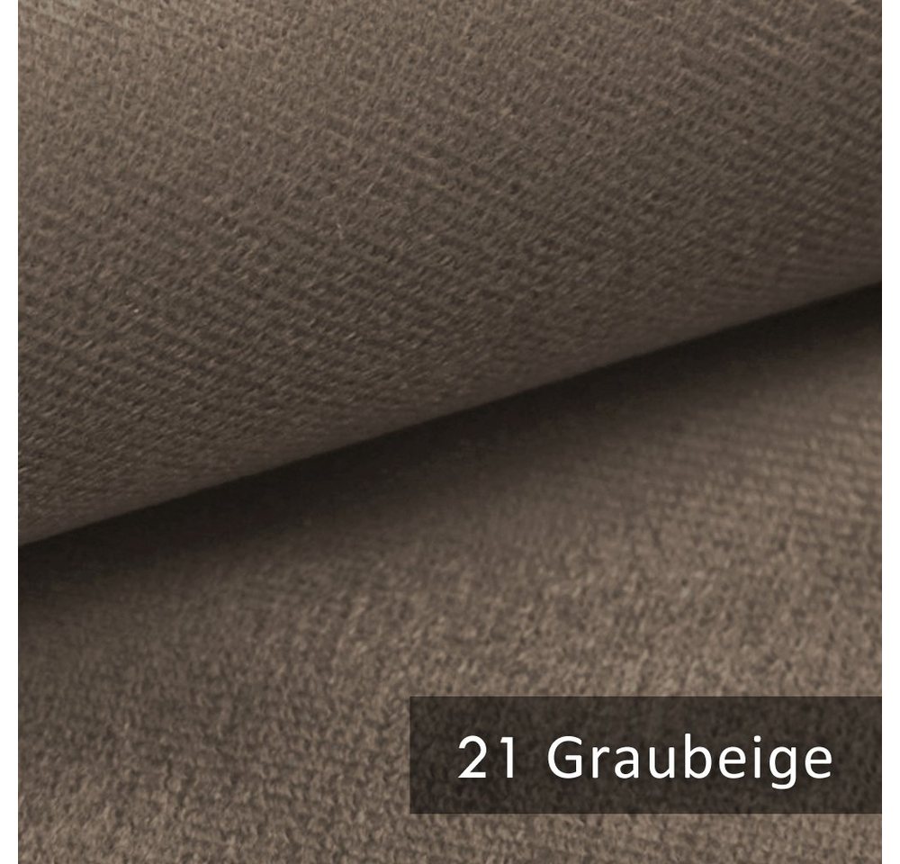 Thumbnail - novely® Stoff ARTENA - Samtiger Velours-Möbelstoff - Anschmiegsamer Polsterstoff, Robust, Pflegeleicht, Waschbar, Meterw...