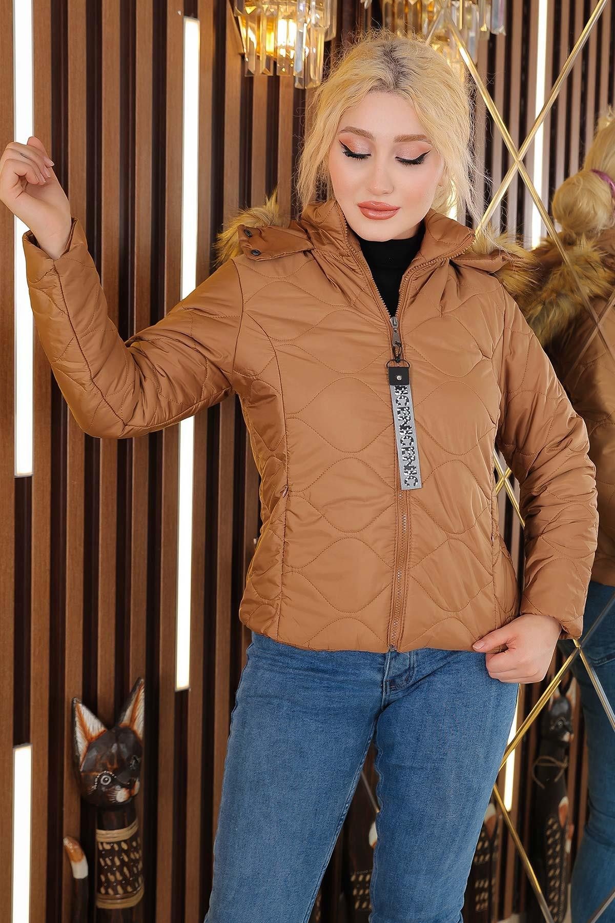 MODAMİHRAM Winterjacke Kurze gesteppte Pufferjacke günstig online kaufen