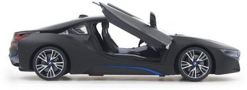 Jamara RC-Auto BMW i8 40MHz 1:14 schwarz, mit LED Beleuchtung