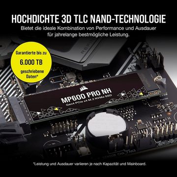 Corsair MP600 PRO NH Gen4 PCIe x4 NVMe M.2 SSD interne SSD (500GB)