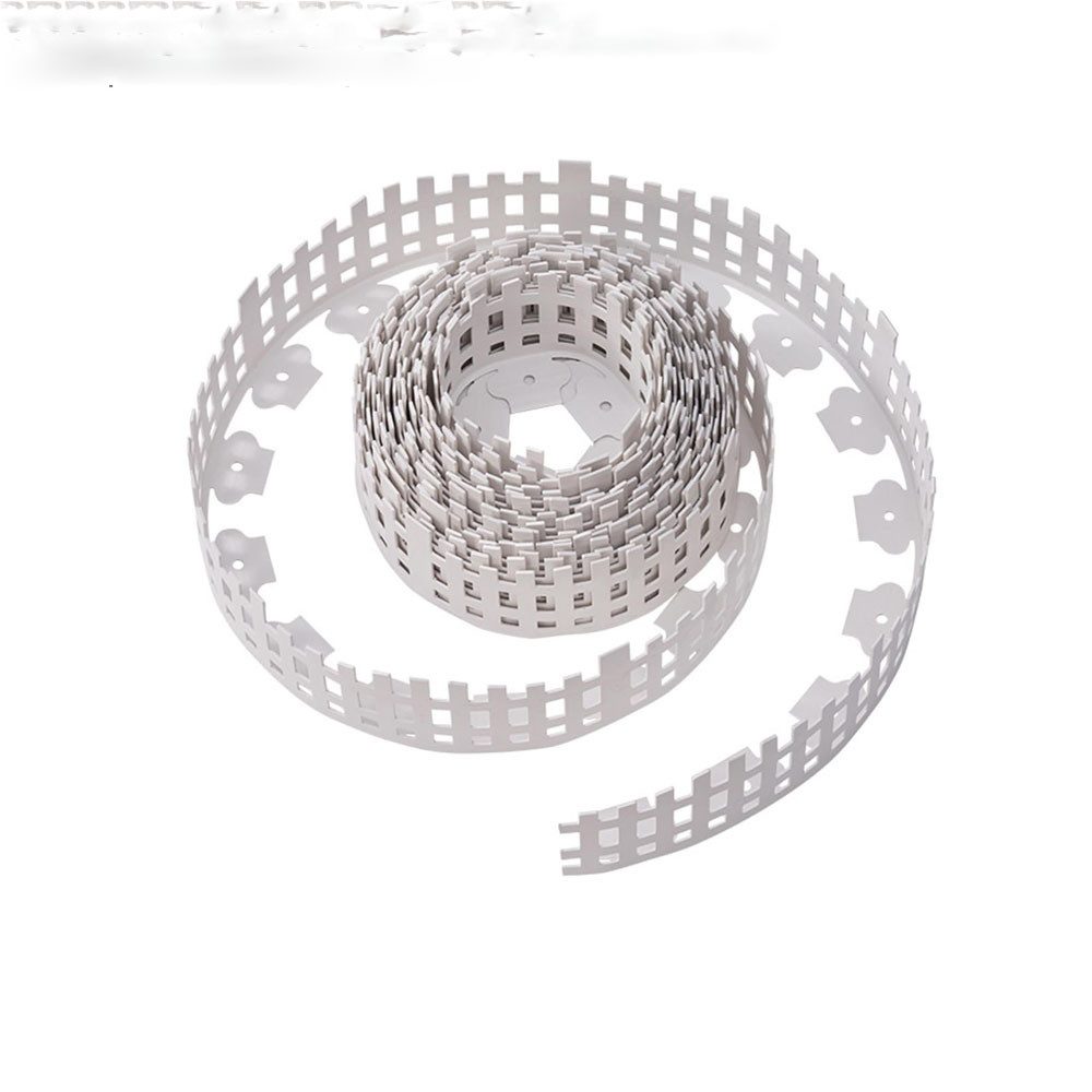 GarveeMore Beetbegrenzung 10m flexible Rasen Kanten Kunststoff Garten Kanten Grenze mit 30 Pegs