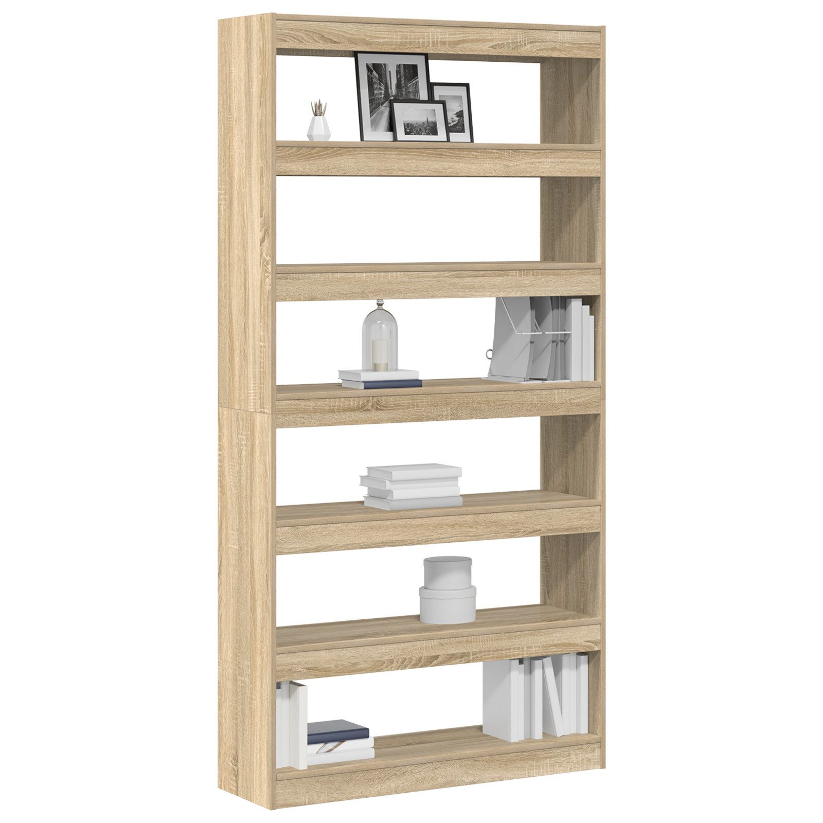 vidaXL Bücherregal Bücherregal Sonoma Eiche Holzwerkstoff günstig online kaufen