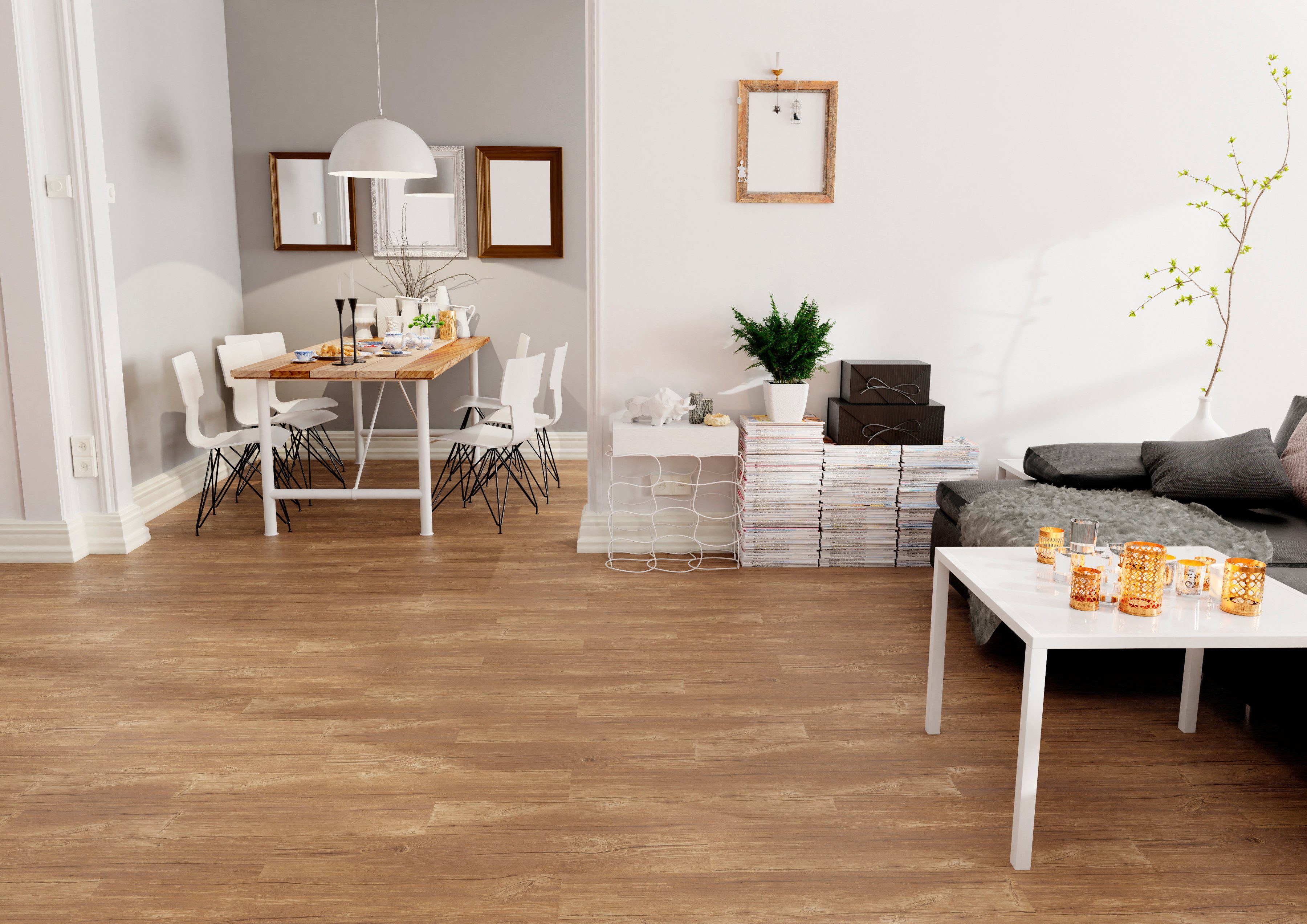XXVinyl Vinylboden Hochwertige Design Vinylplanke selbstklebend, 4,18 m² = 30 Stück, selbstklebende Planken, Größe 91,4 cm x 15,2 cm