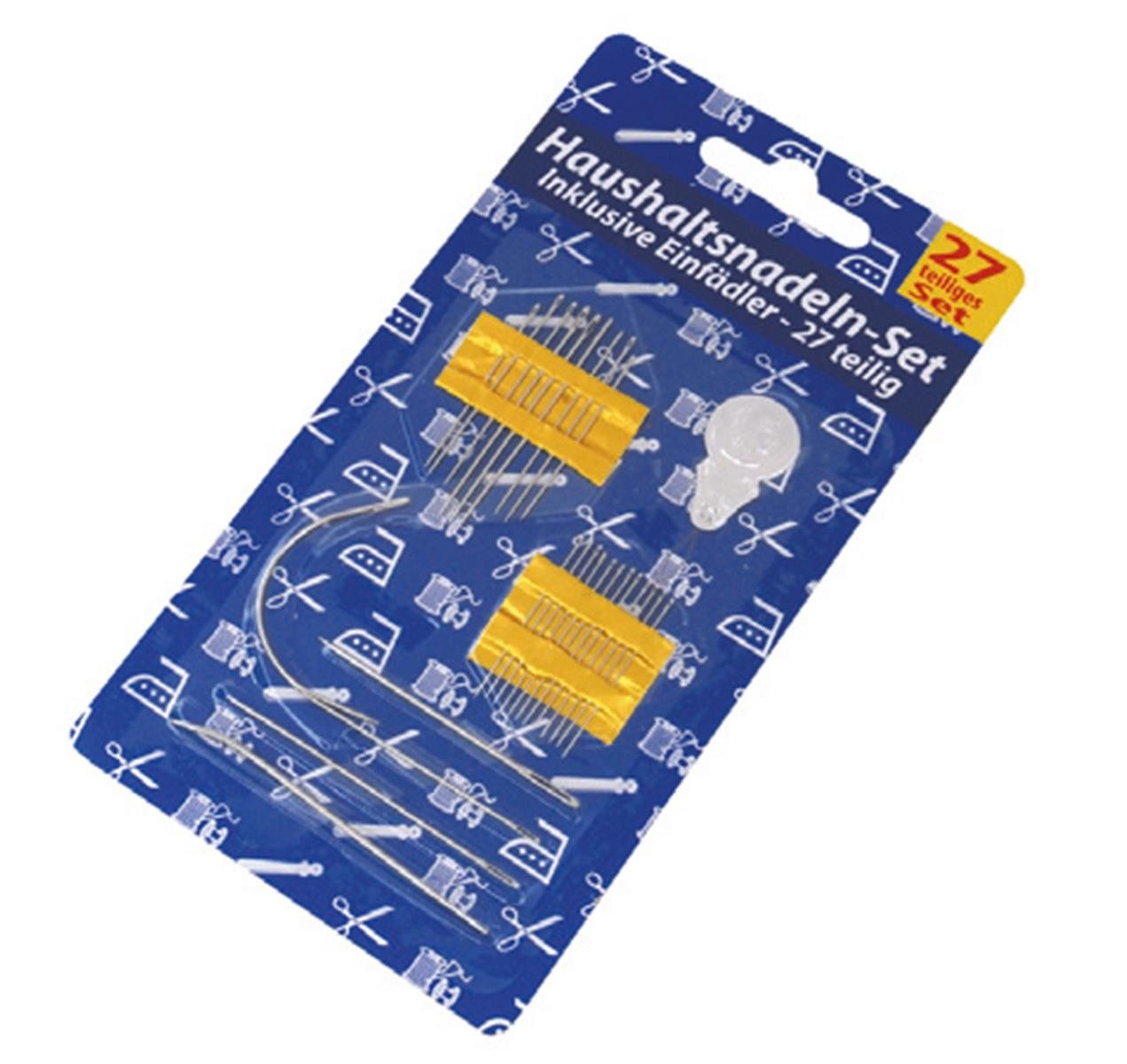 Nähnadeln Nähnadeln Set 27tlg. Silber, Set 27 St., Haushaltsnadel, Haushaltnadel Nadelset Nähnadeln Haushaltsnadeln Nähset Handnähna