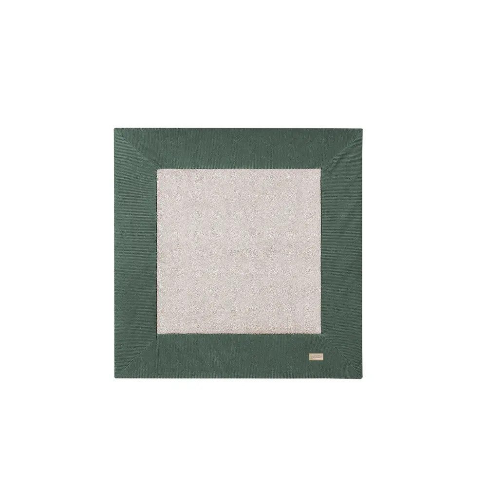 Babydecke Nicky-Krabbeldecke quadratisch Gr. 100/100, eucalyptus, Odenwälder