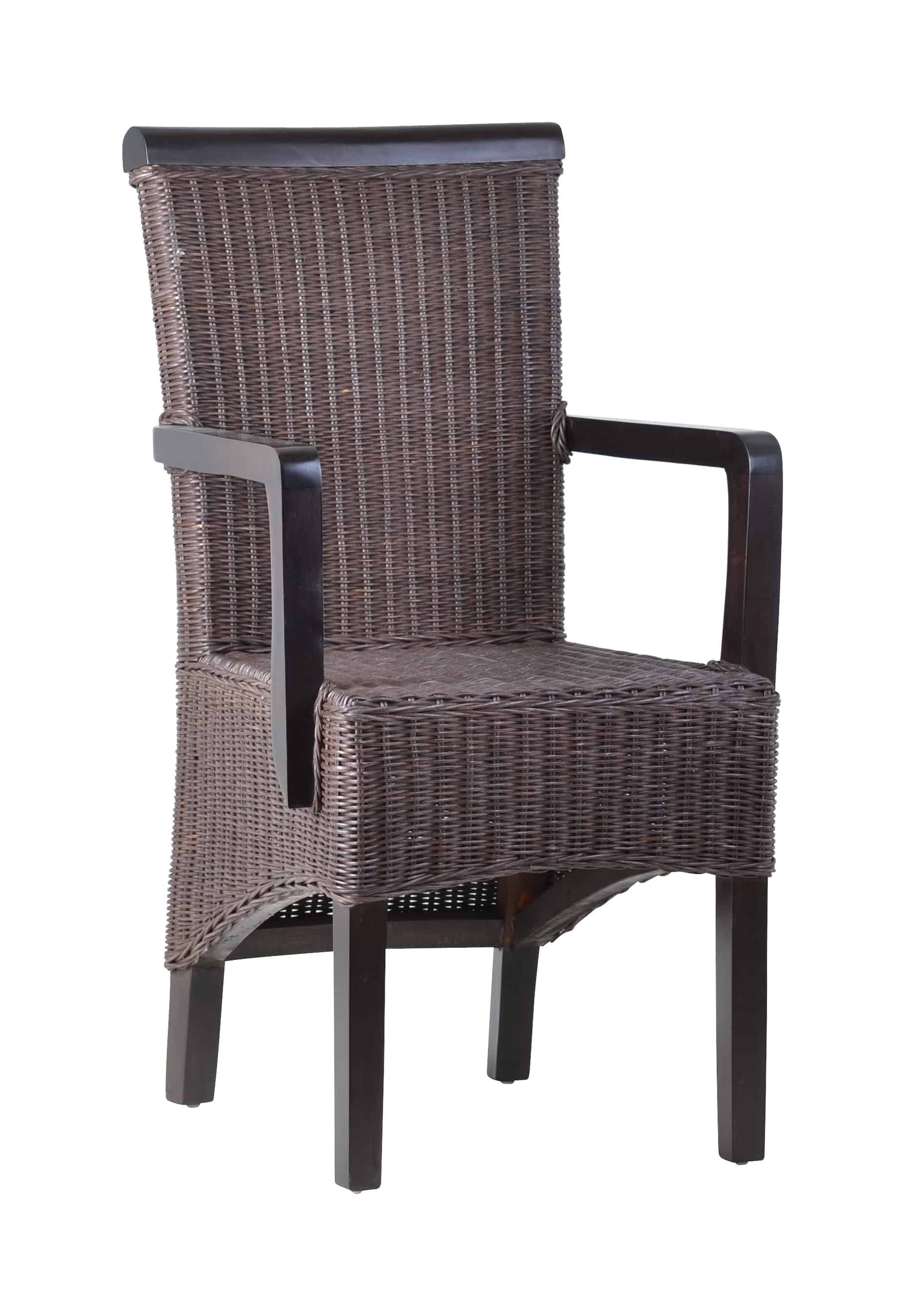 MiaMöbel Rattanstuhl Rattan, aus Rattangeflecht Braun günstig online kaufen