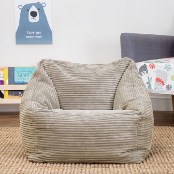 icon Sitzsack Sitzsack Flauschig für Kinder aus Cord „Morgan“