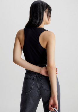 Calvin Klein Jeans Rundhalsshirt aus Baumwollstretch