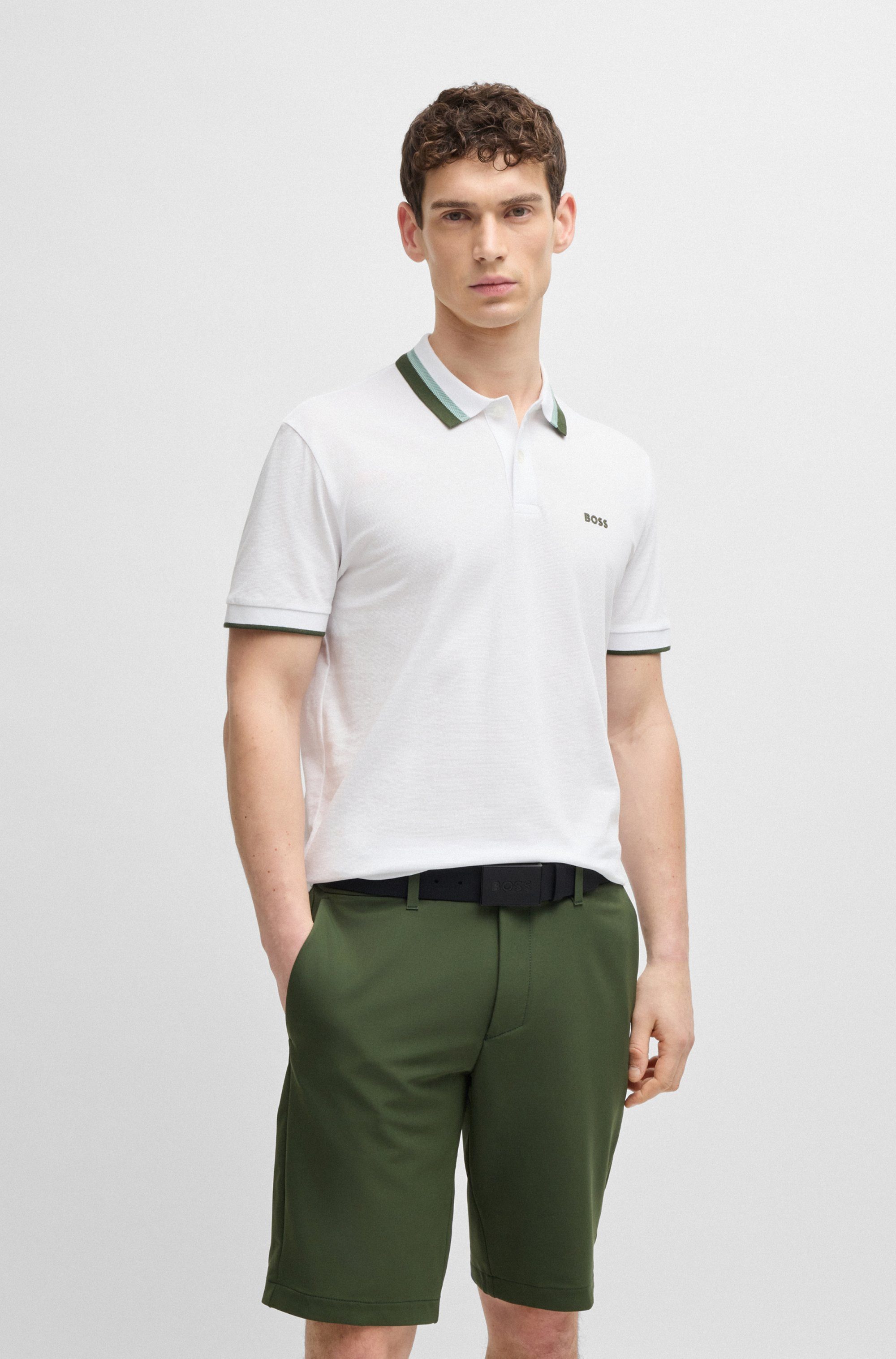 BOSS Ledergürtel Boss_Icon-S1_Sz40 mit BOSS-Logo-Prägung auf der Koppelschl günstig online kaufen