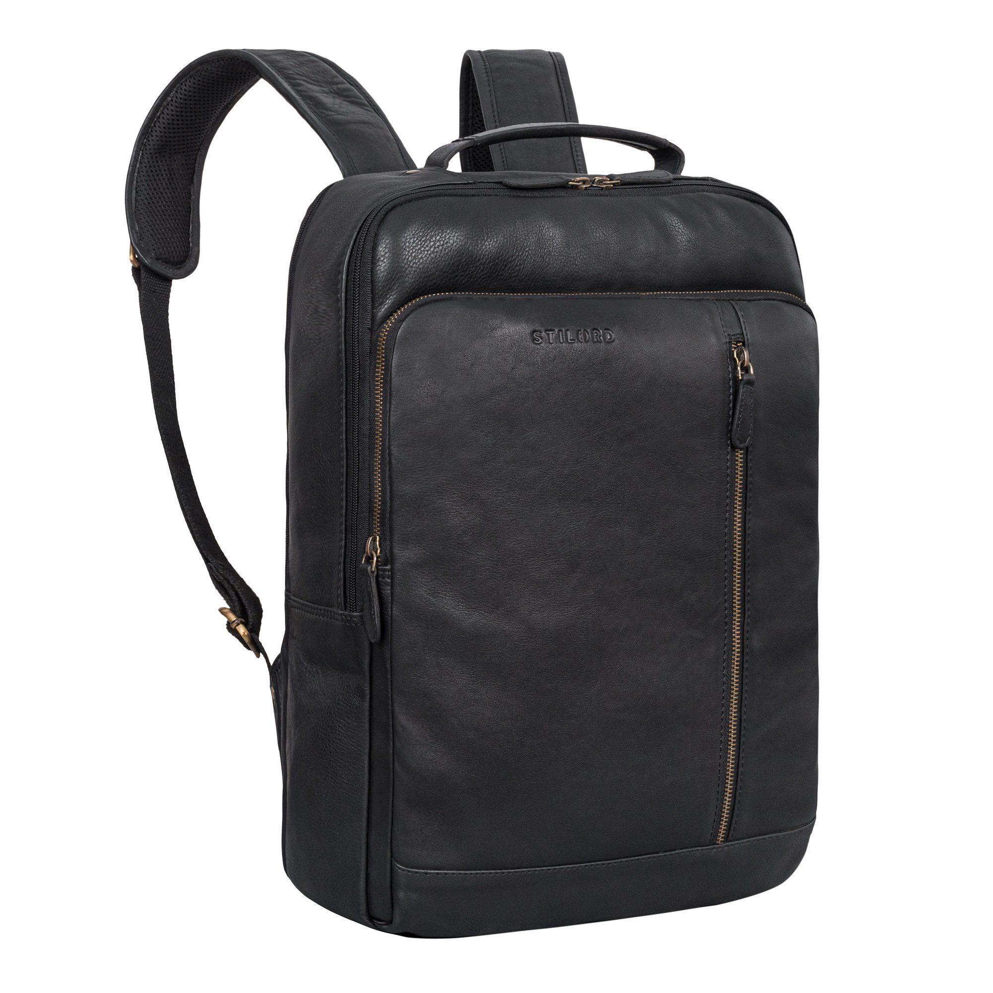 Notebookrucksack "Konrad" Leder Business Rucksack Herren und Damen
