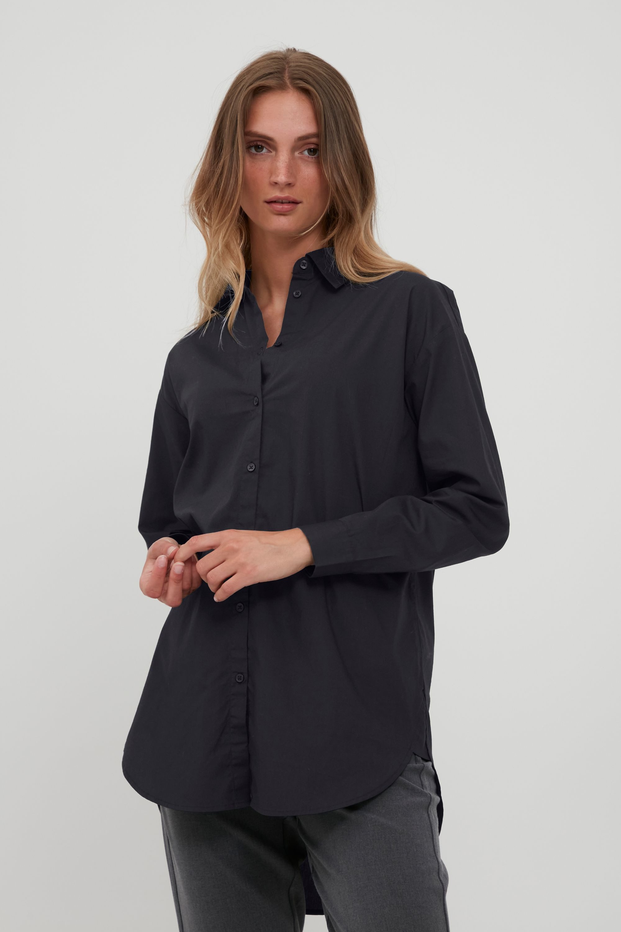 b.young Langarmbluse BYGAMZE 20809476 Schicke Longbluse günstig online kaufen