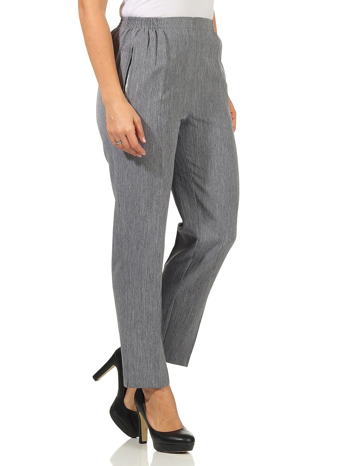 Schlupfhose Stoffhose Damen Anzug- oder Business Hose Kurzgröße