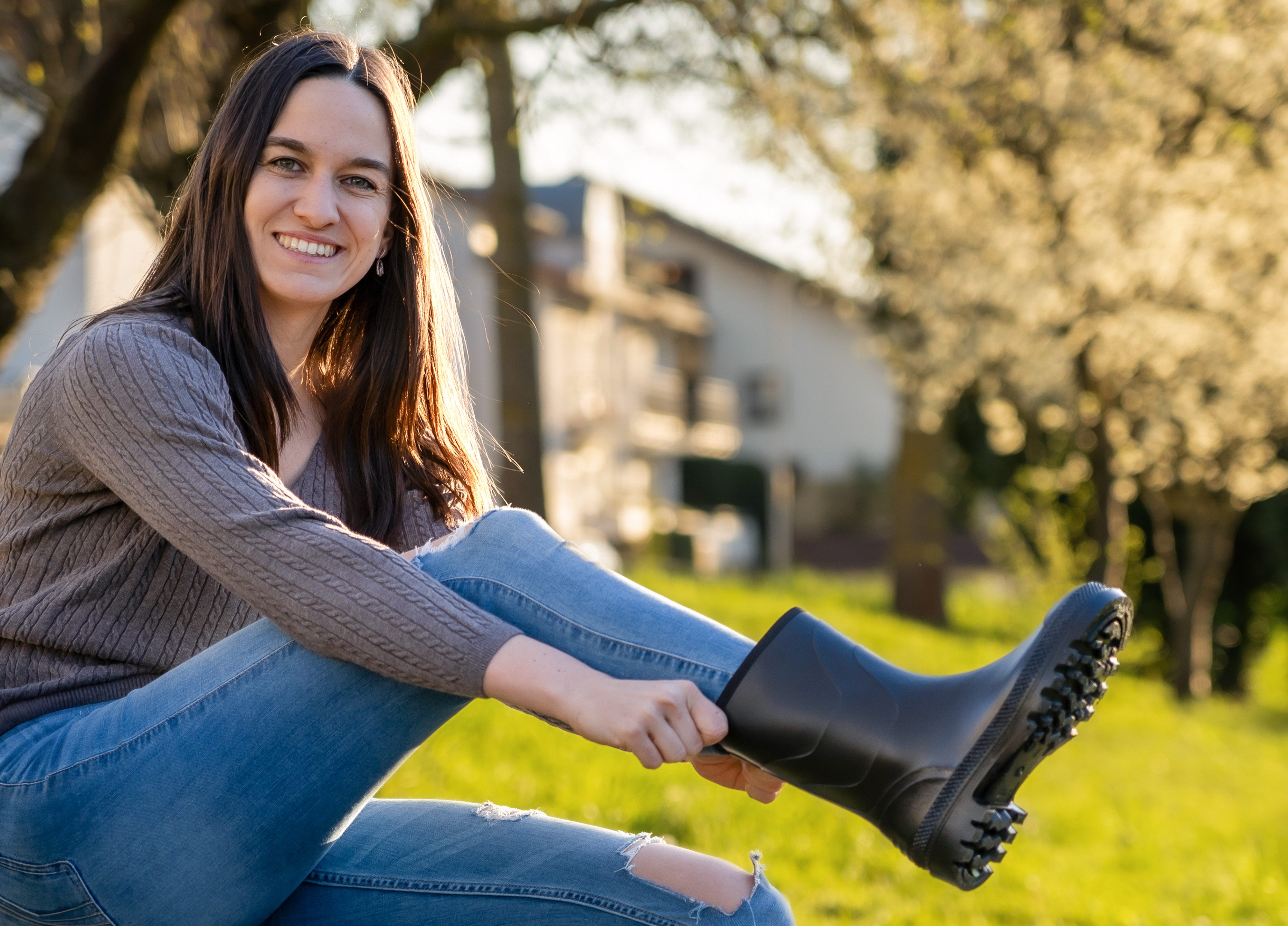 Beck Regenstiefel Basic Gummistiefel (Kurzschaft-Stiefel, für trockene Füße bei Regen und Matschwetter) wasserdicht, robust, strapazierfähig