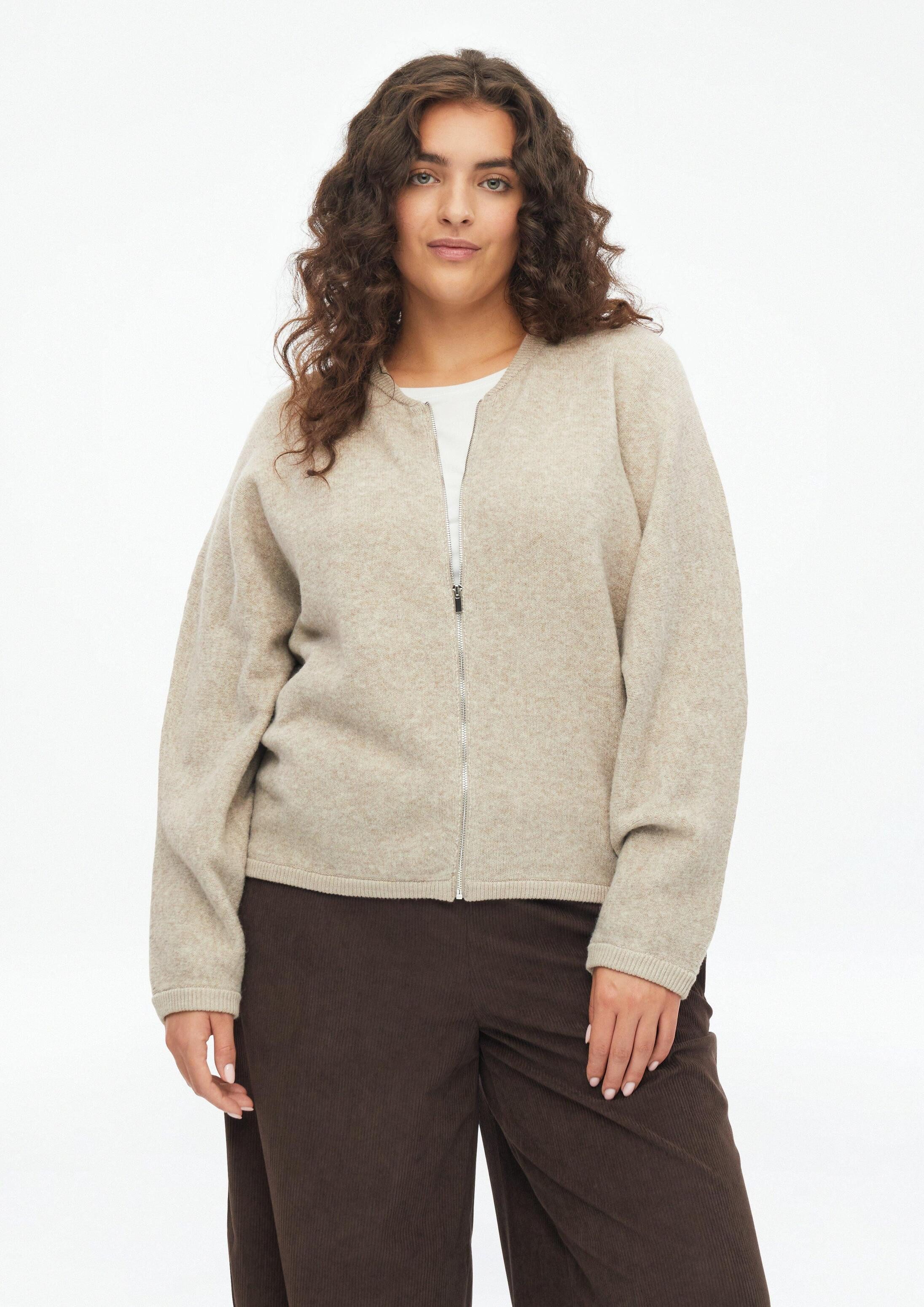 s.Oliver Cardigan Strickjacke Wollmix-Strickjacke im Relaxed Fit