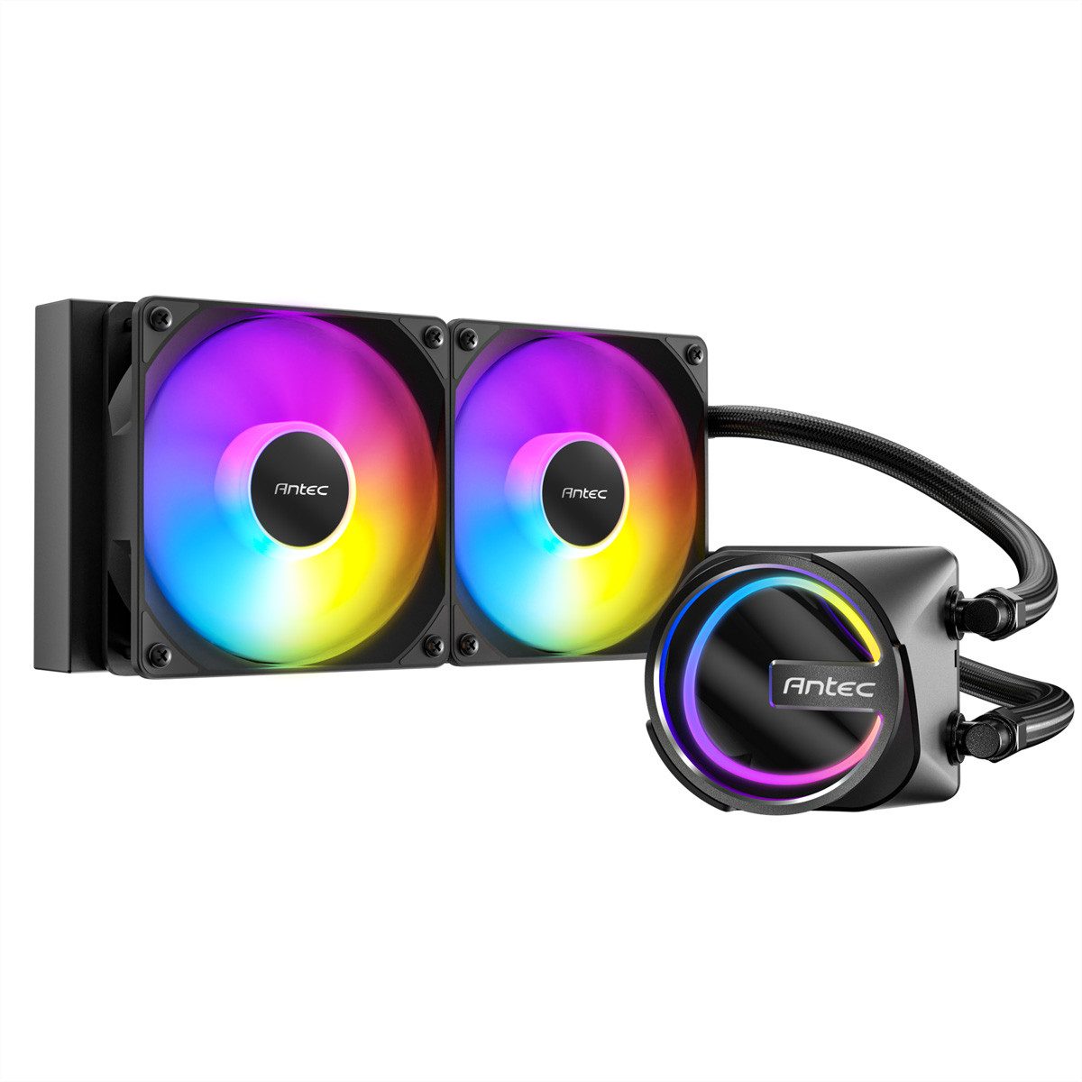 Antec Computer-Kühler Skeleton 240 ARGB Prozessorlüfter Wasserkühlung